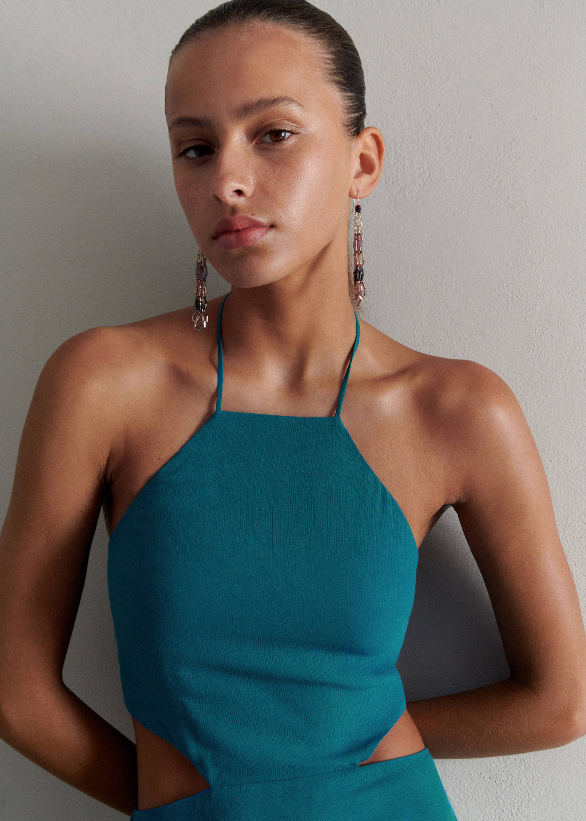 Boucles d’oreilles pendantes cristaux - Détail de l'article 5