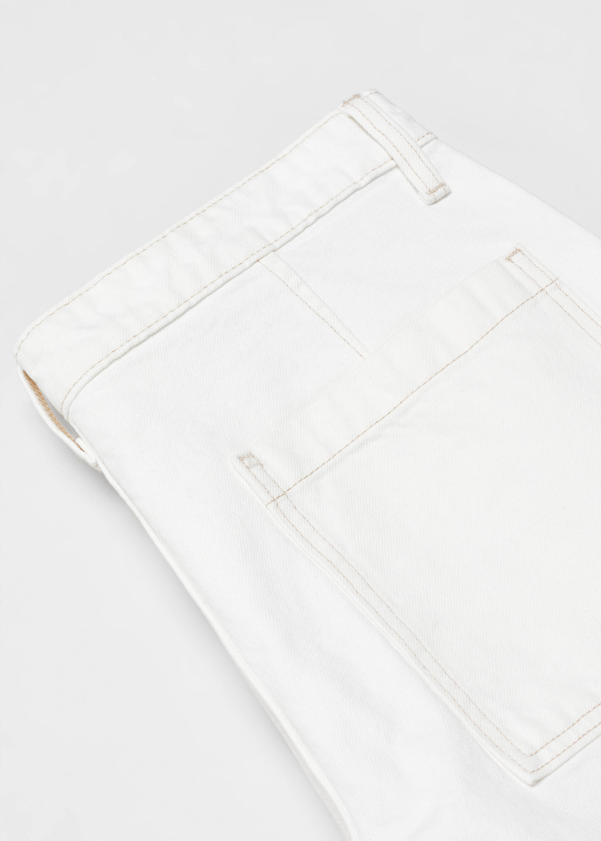Cotton denim bermuda shorts - Details of the article 8