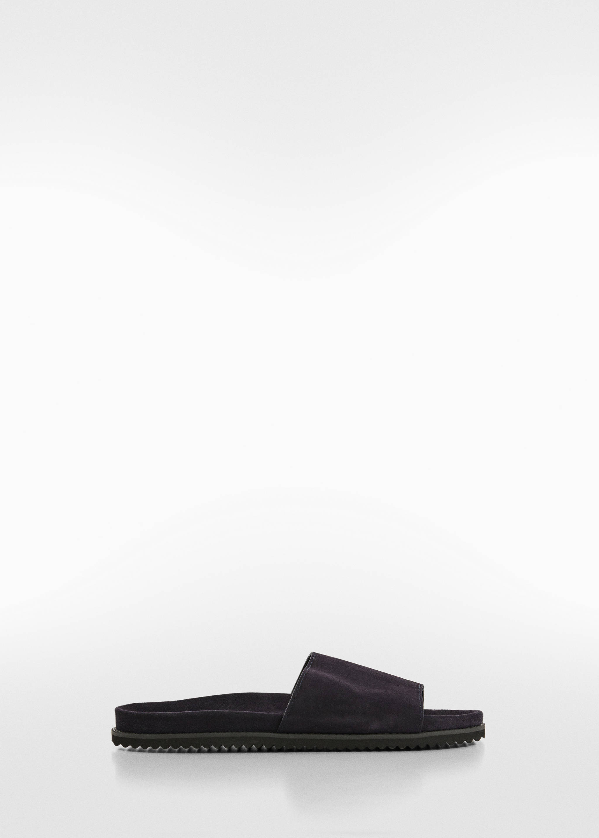 Mules cuir suède - Article sans modèle