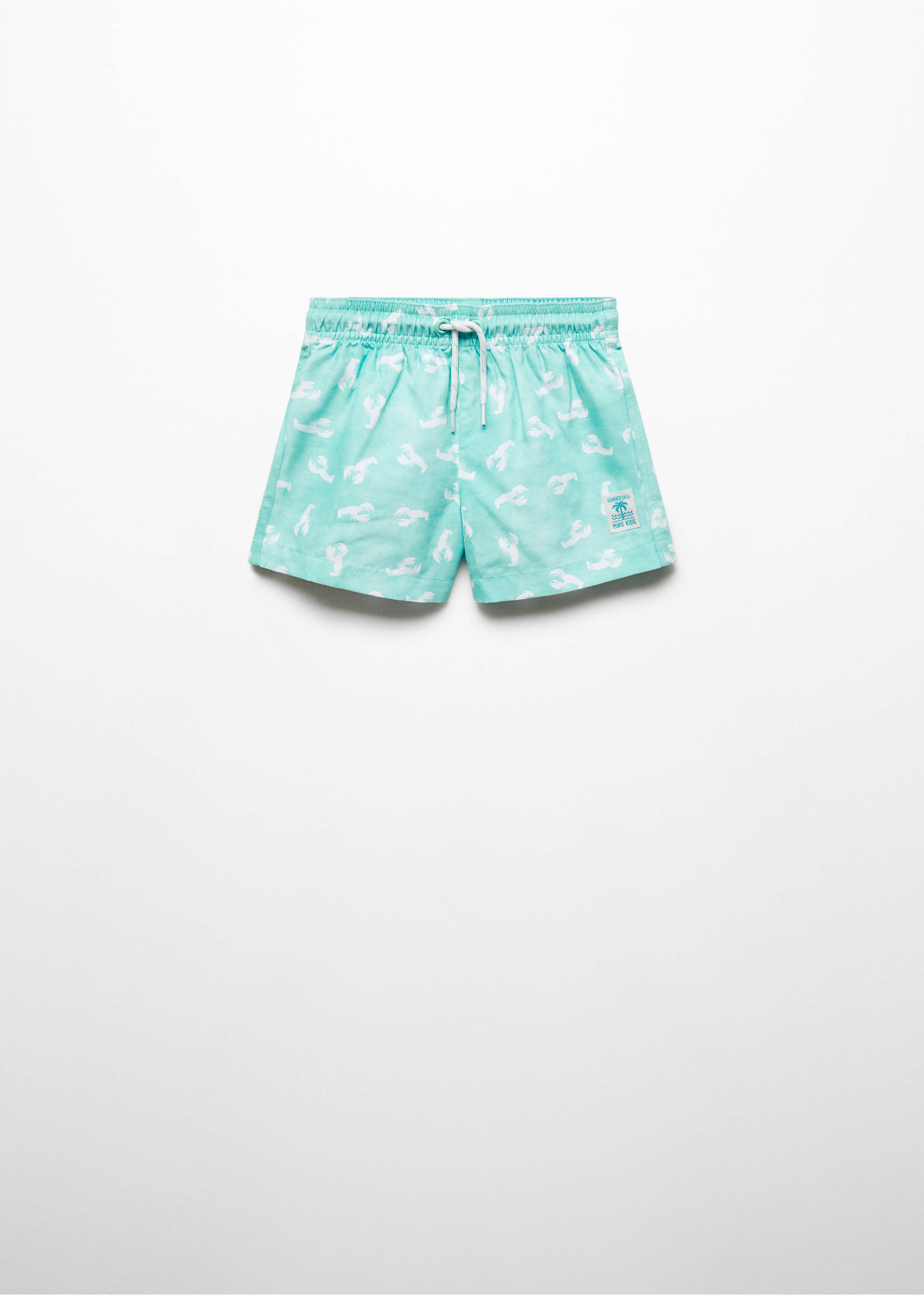 Plavky s potiskem langusty - Zboží bez modelu, Tyrkysová. Ref: 67056731-00.