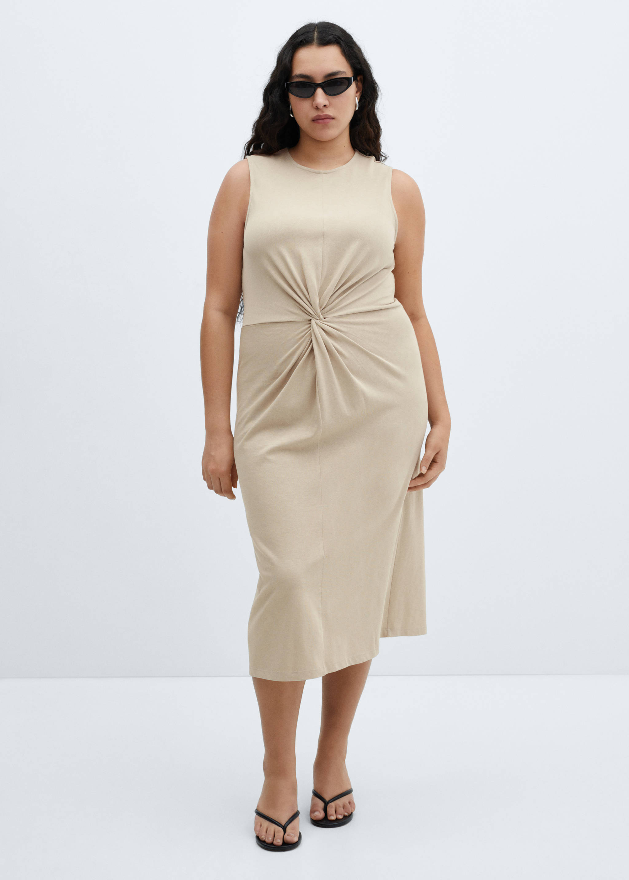 Vestido algodón nudo - Detalle del artículo 3