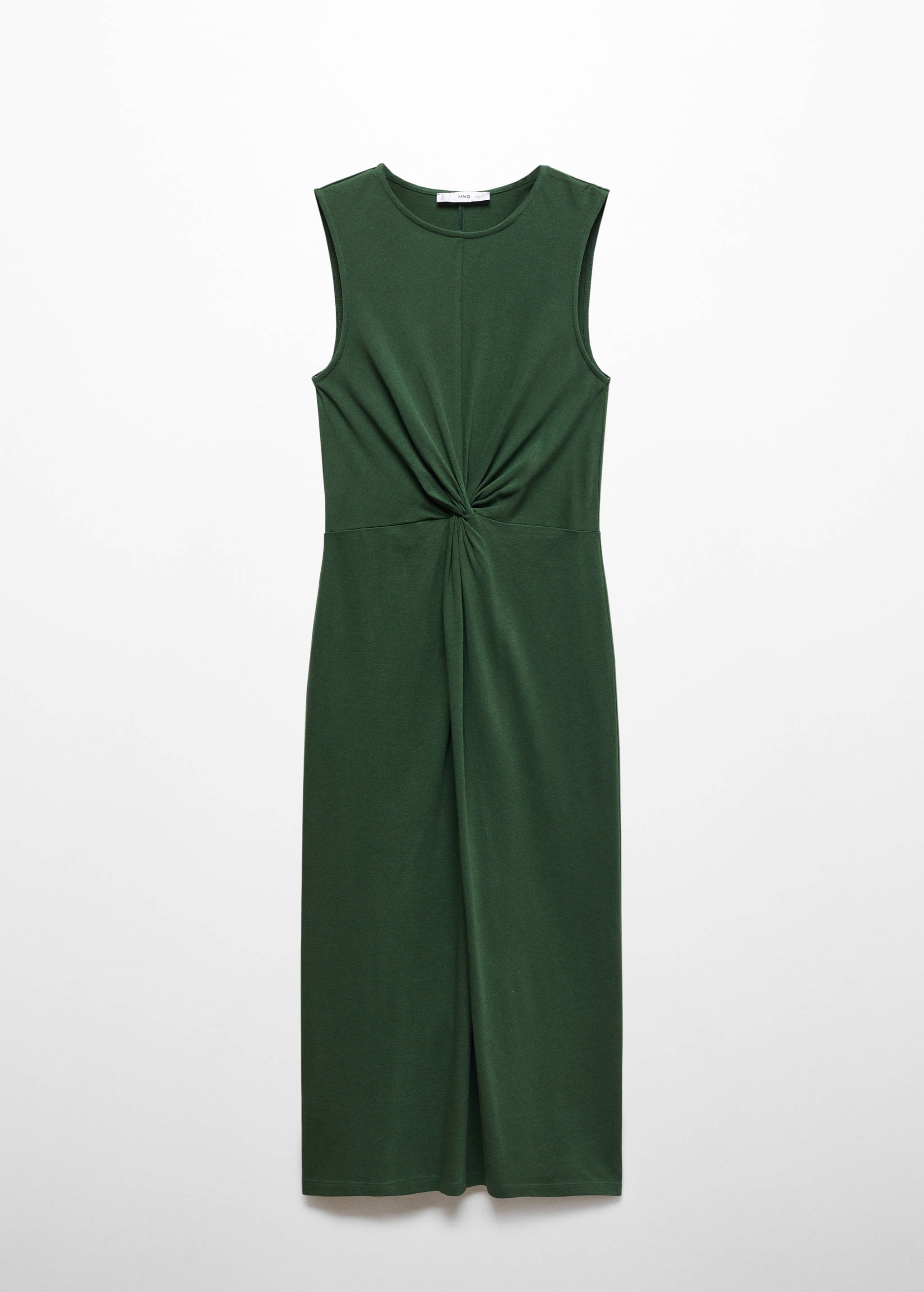Knotted cotton dress - Article without model