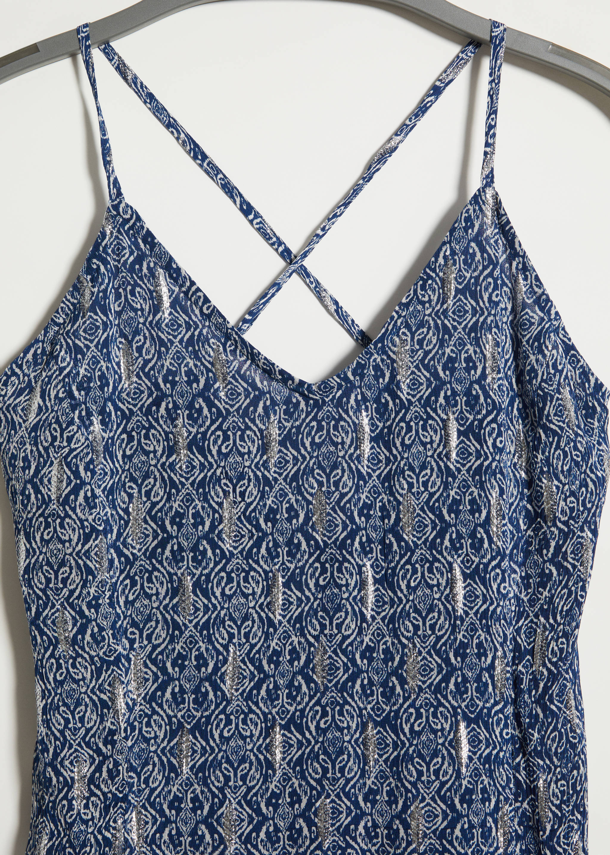 Šaty s potiskem a rozparky - Detail zboží 8