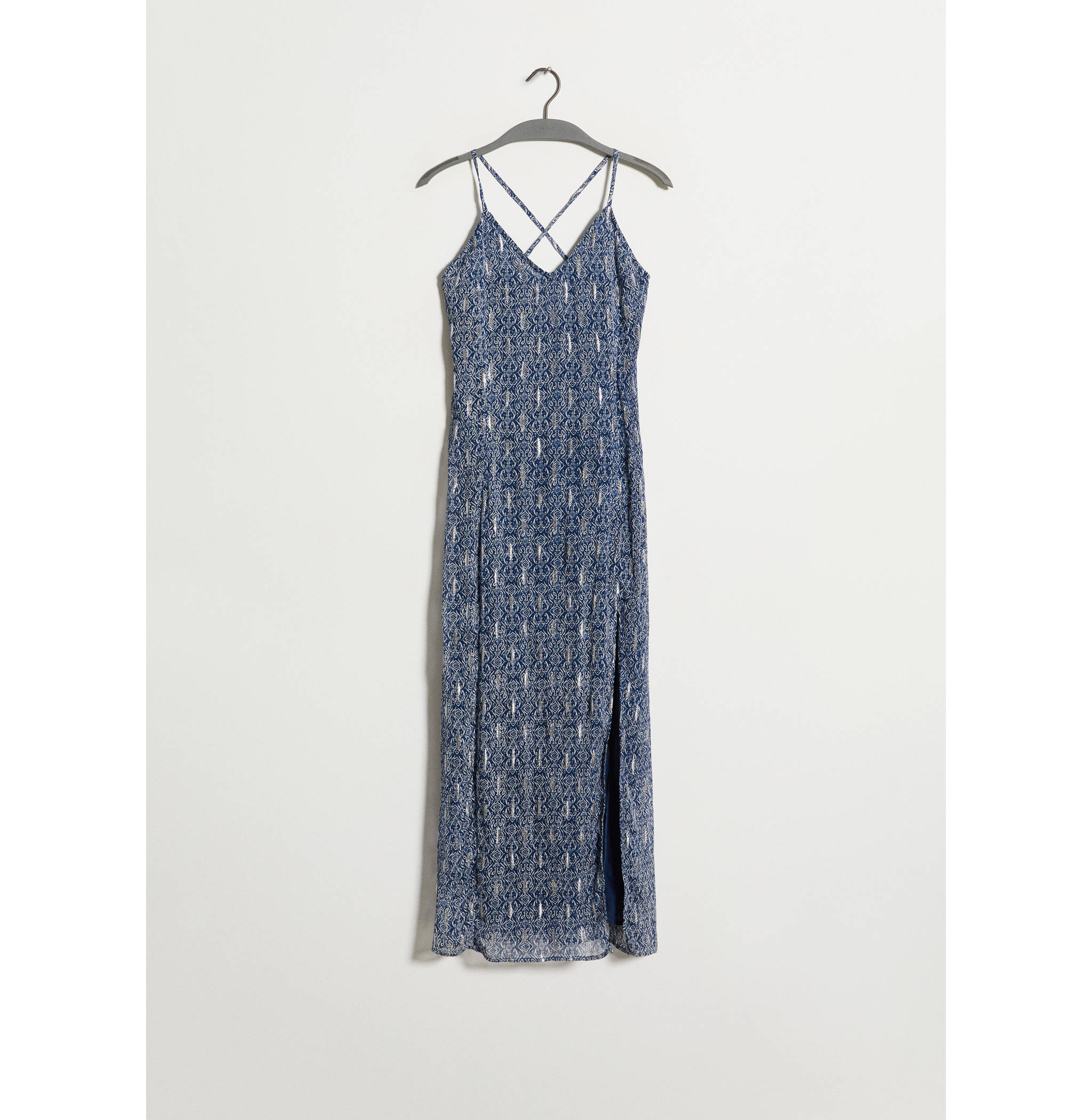 Printed cut-out detail dress - Article without model