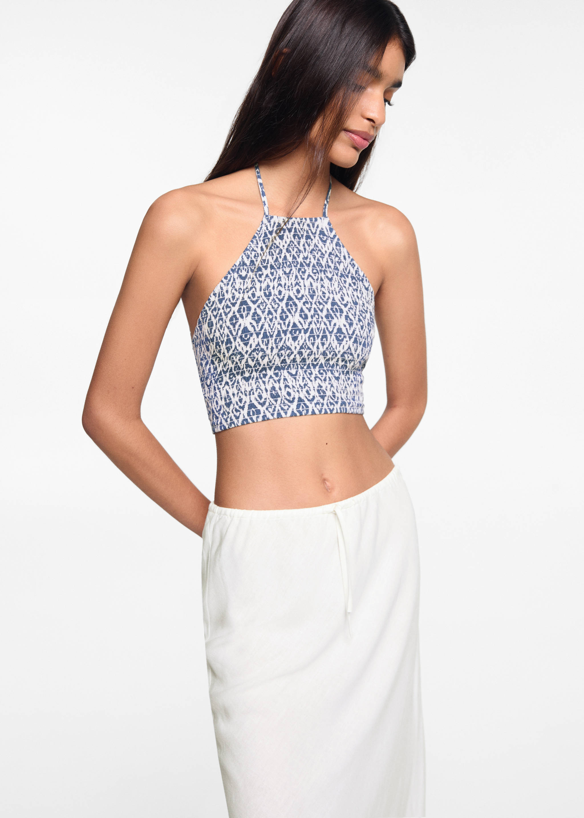 Leinenrock mit Schleife - Detail des Artikels 1