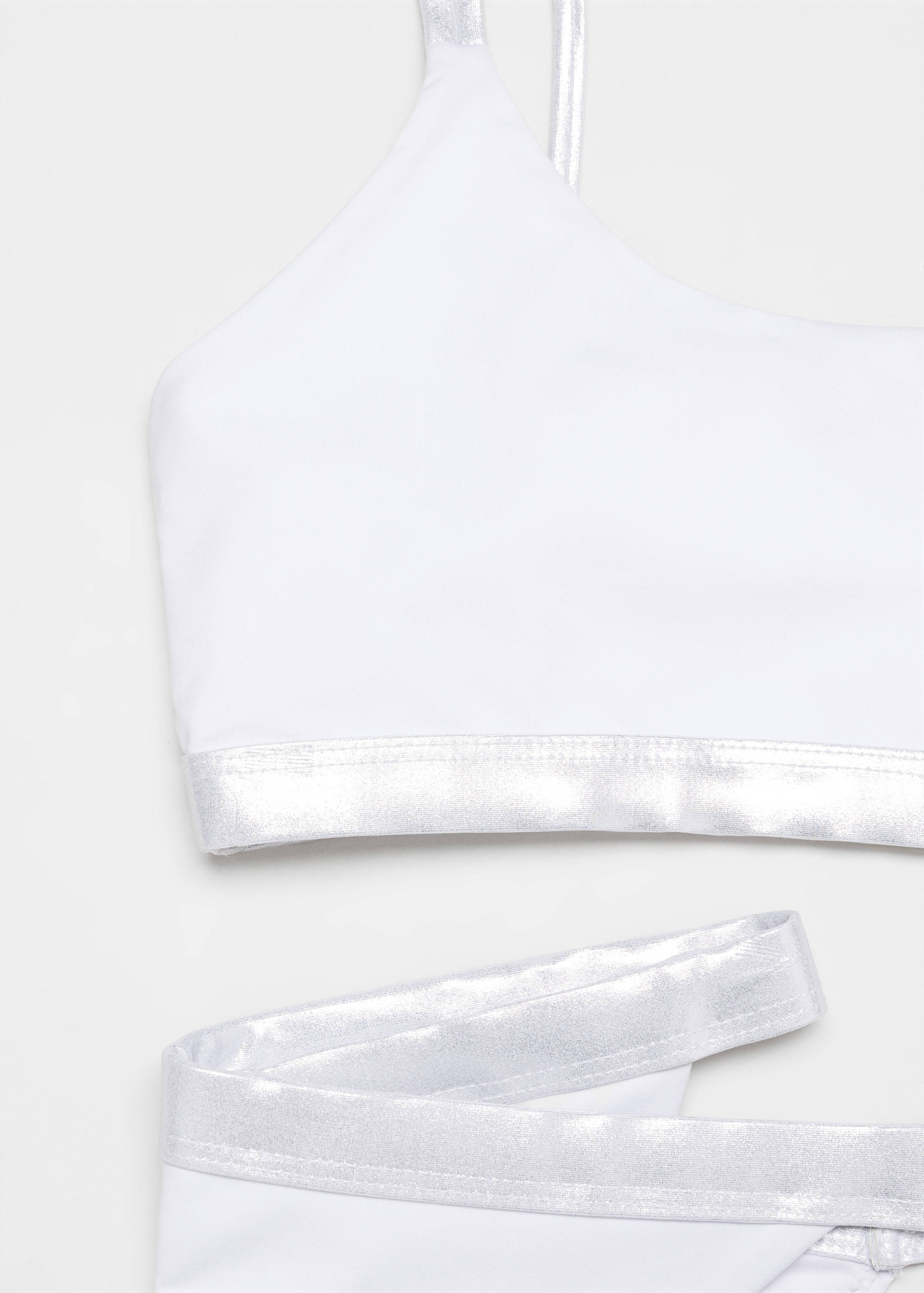 Asymmetrical bikini with metallic detail - Details of the article 8