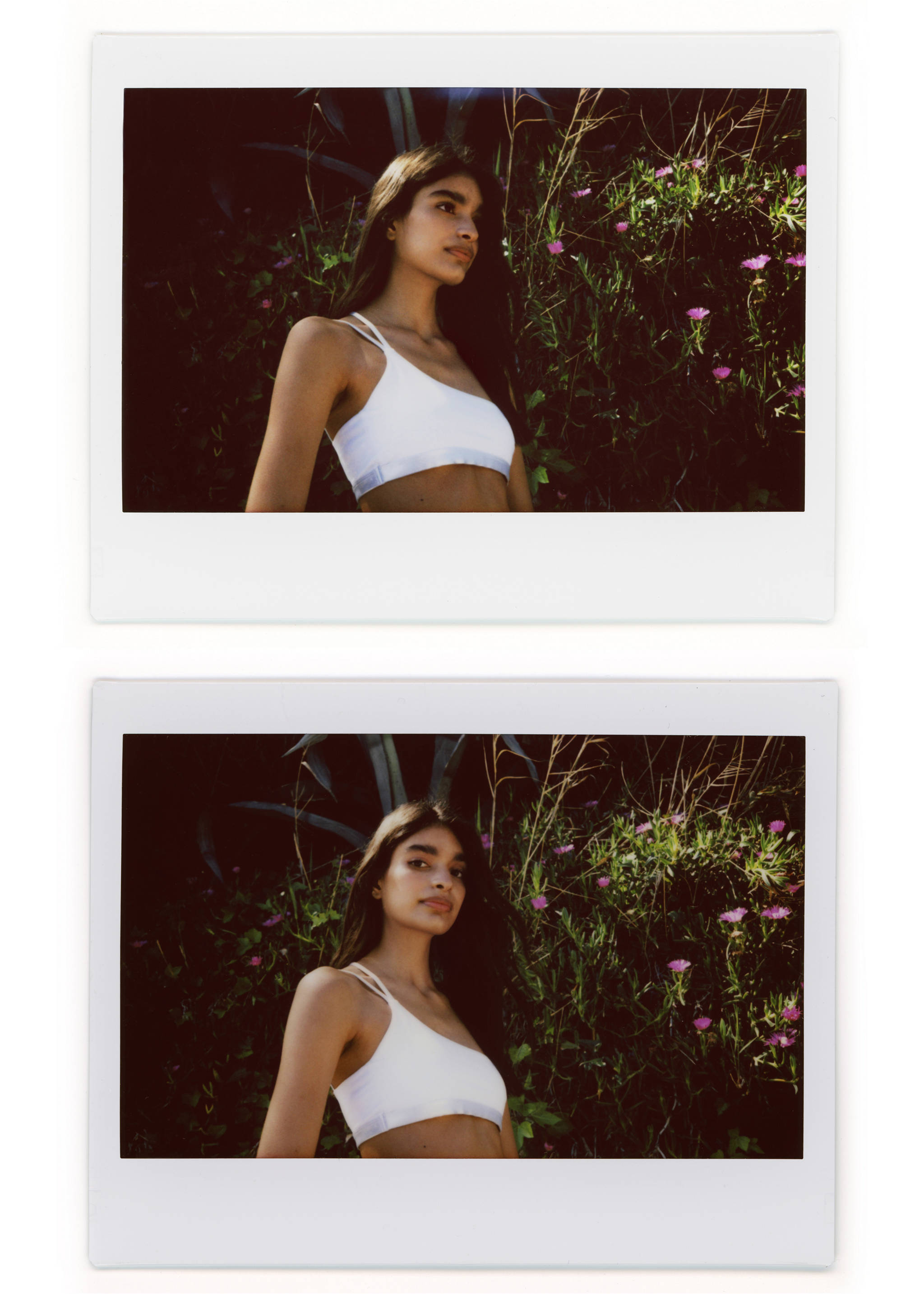 Asymmetrical bikini with metallic detail - Details of the article 5, Off White. Ref: 67056750-00.