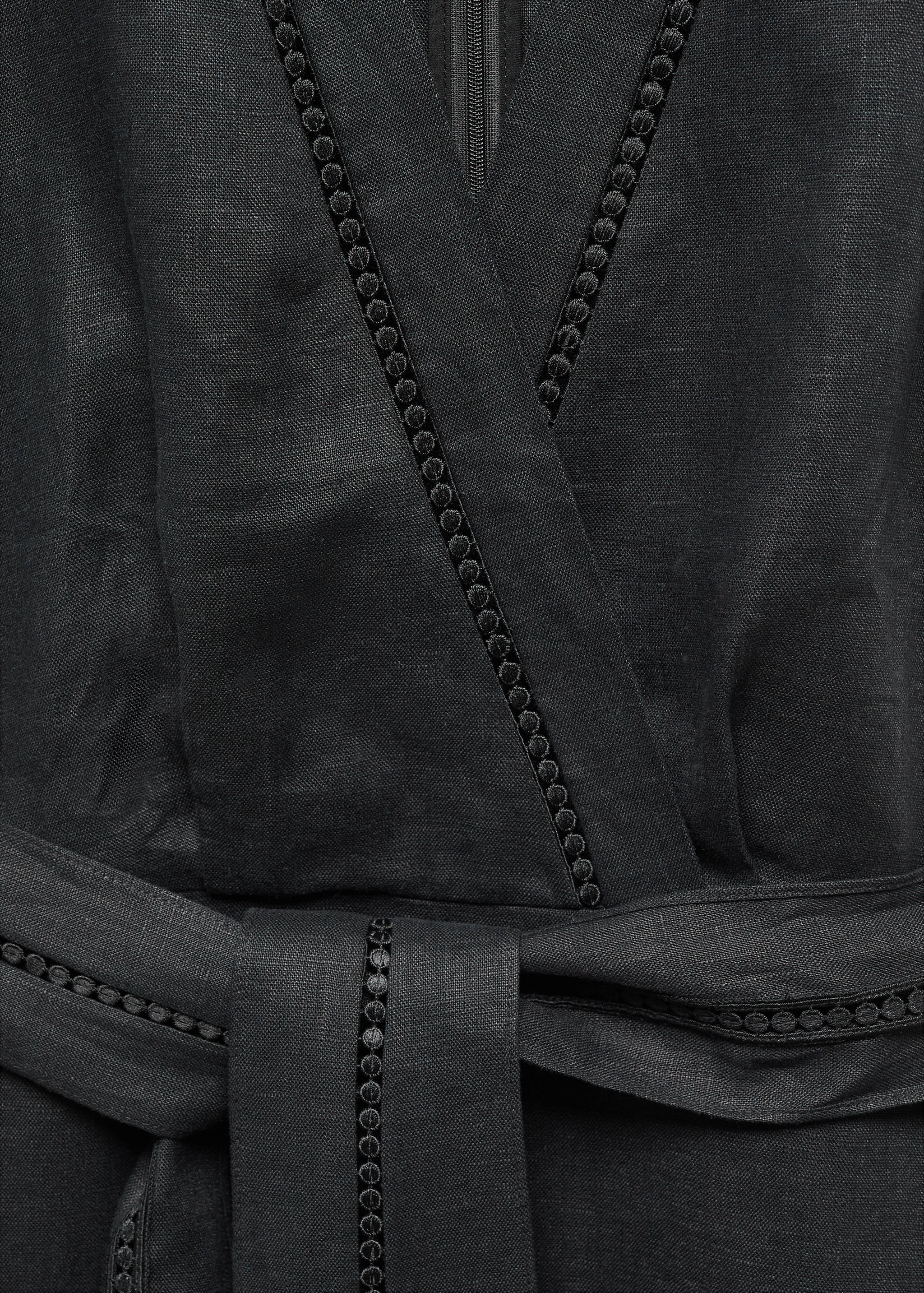 Sukienka z 100% lnu z wiązaniem - Szczegóły artykułu 8