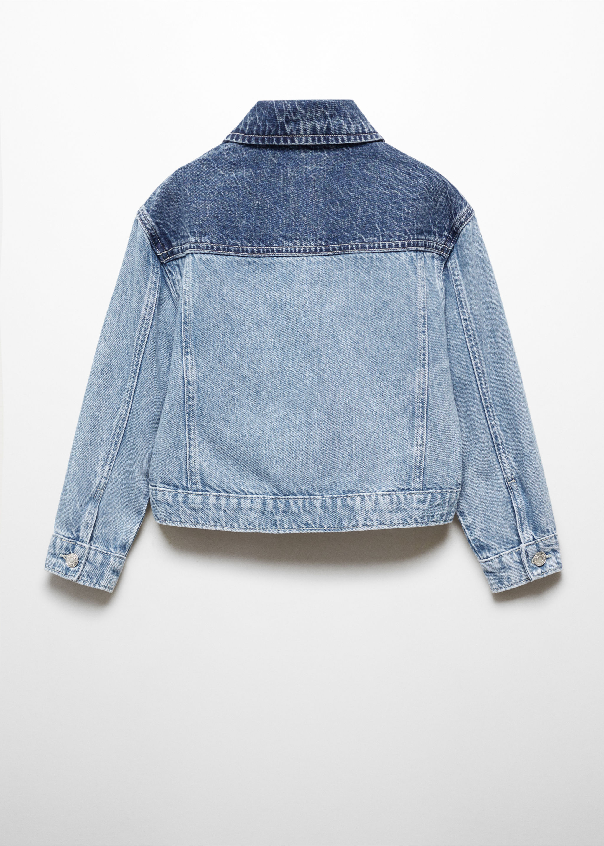 Blouson en jean bicolore - Verso de l’article