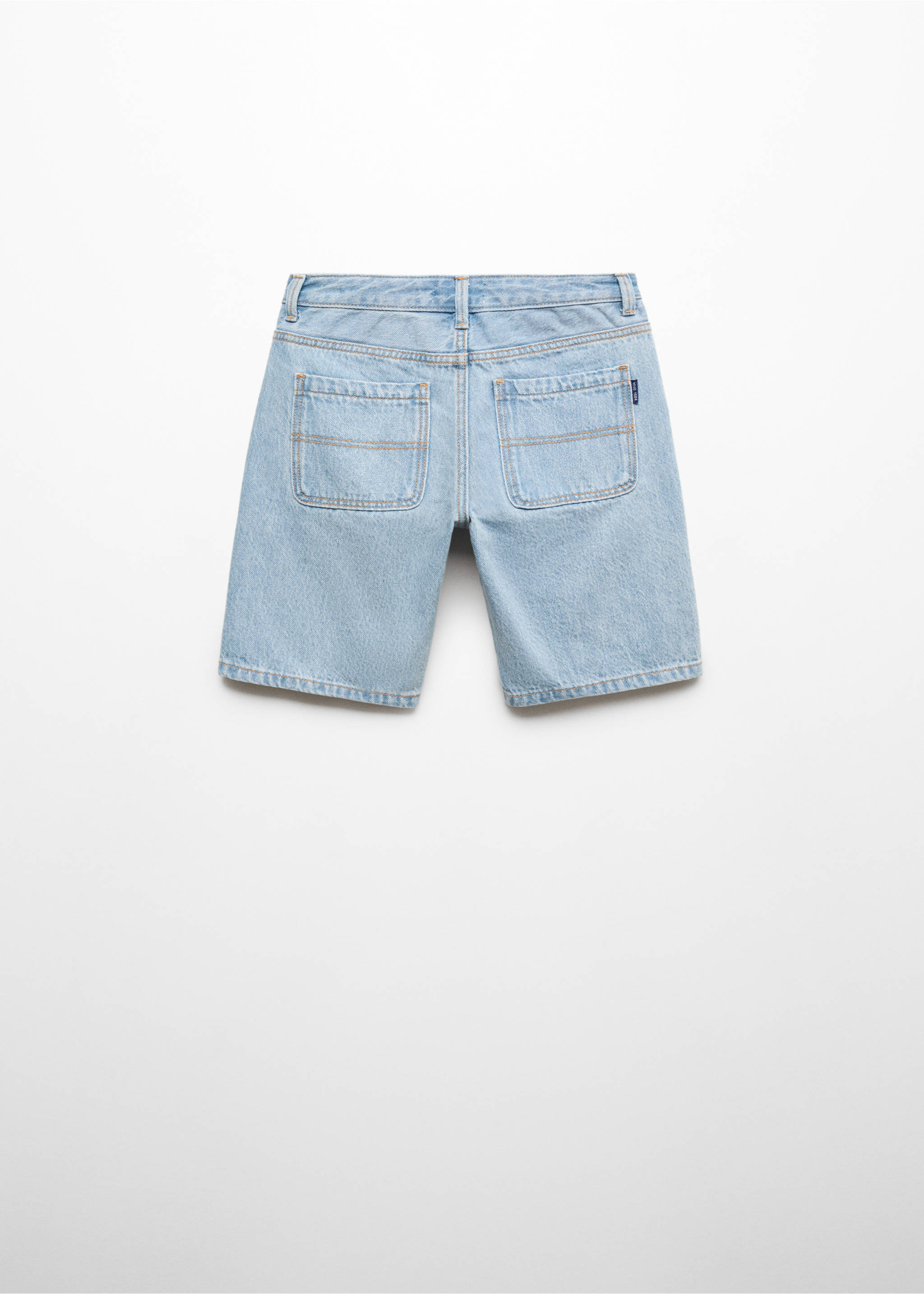 Cotton denim shorts - Reverse of the article, Light Blue. Ref: 67057118-00.