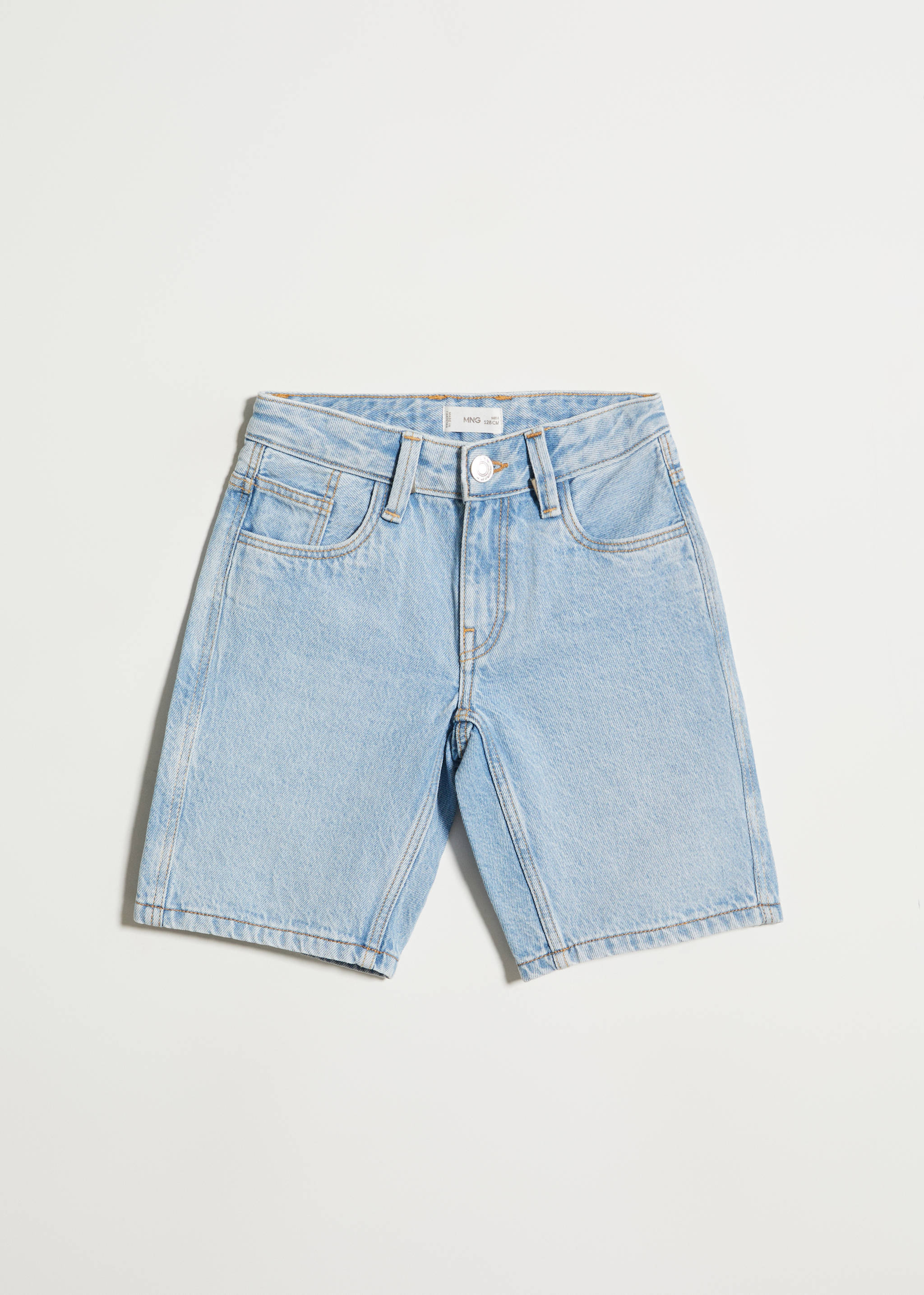 Cotton denim shorts - Article without model