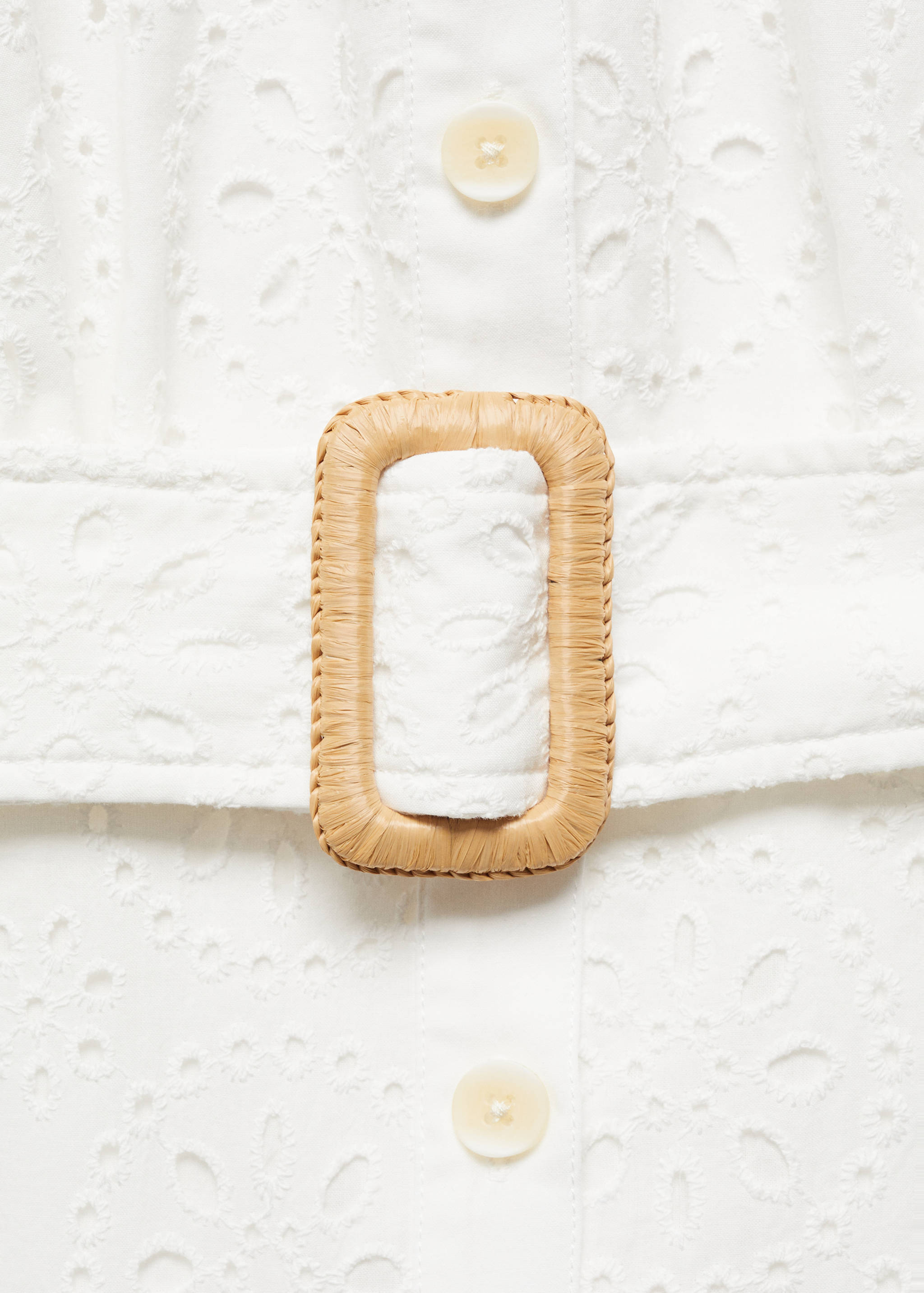 Swiss embroidered shirt dress - Details of the article 8