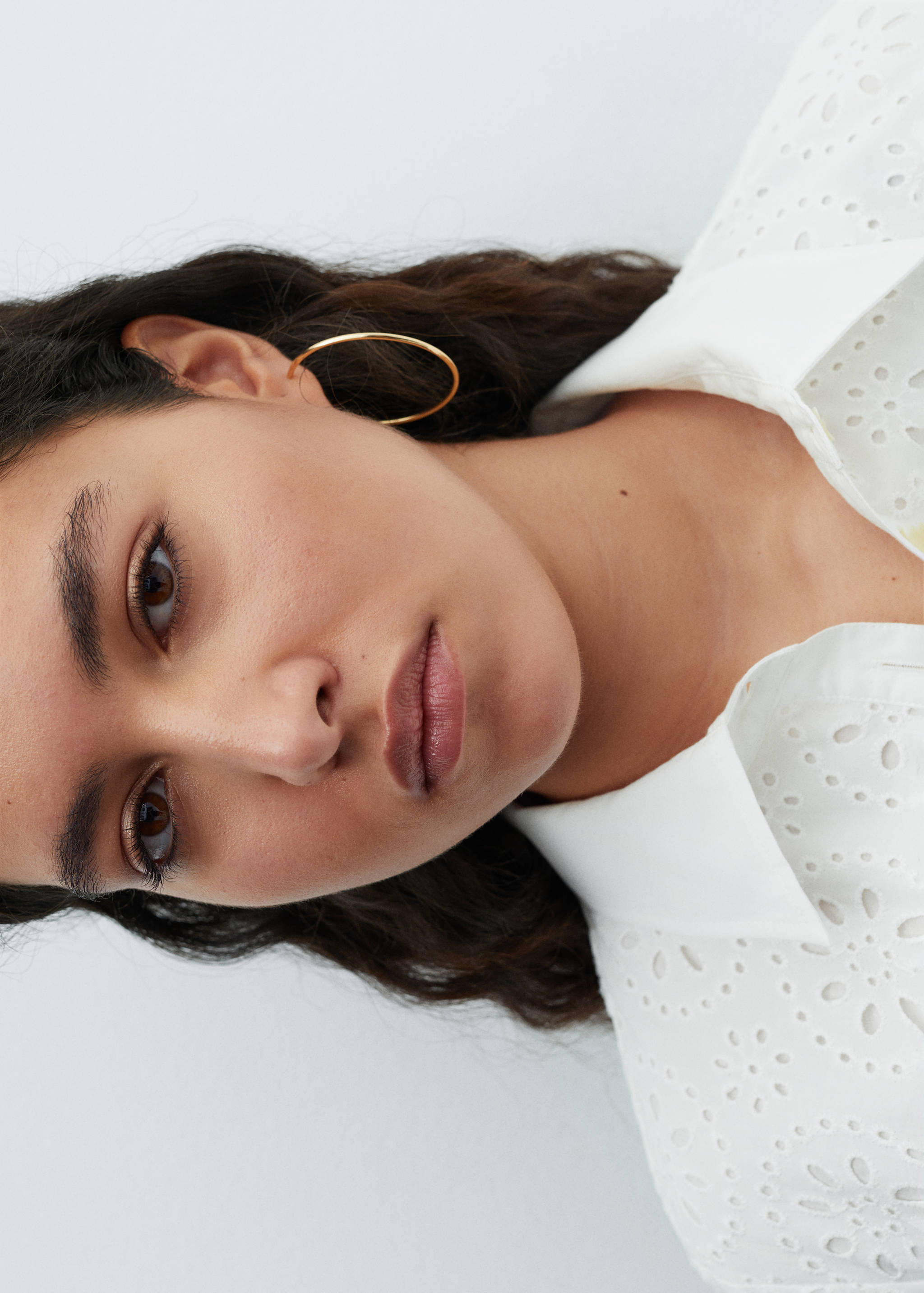 Swiss embroidered shirt dress - Details of the article 4