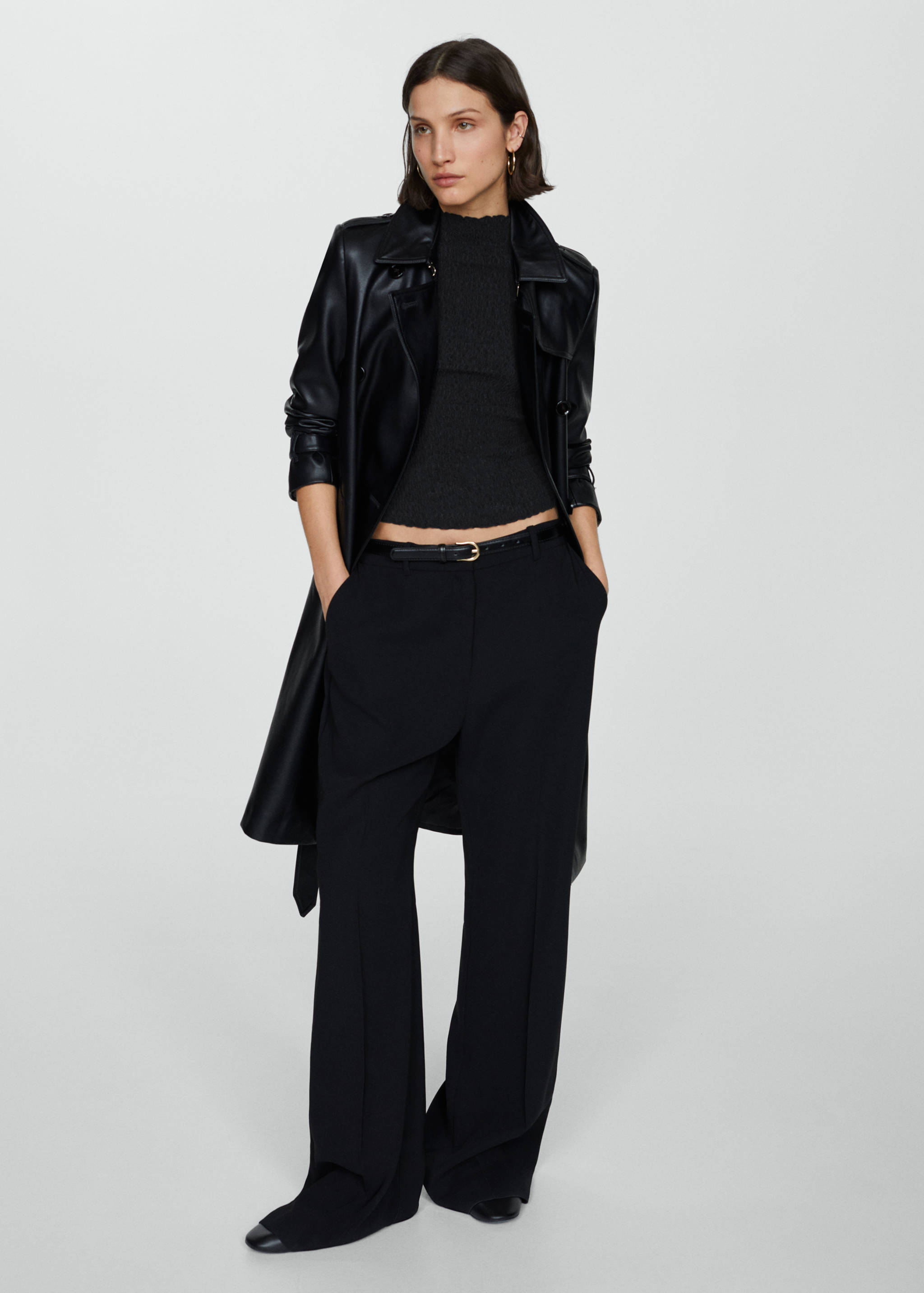 Ruched-texture top - Details of the article 2