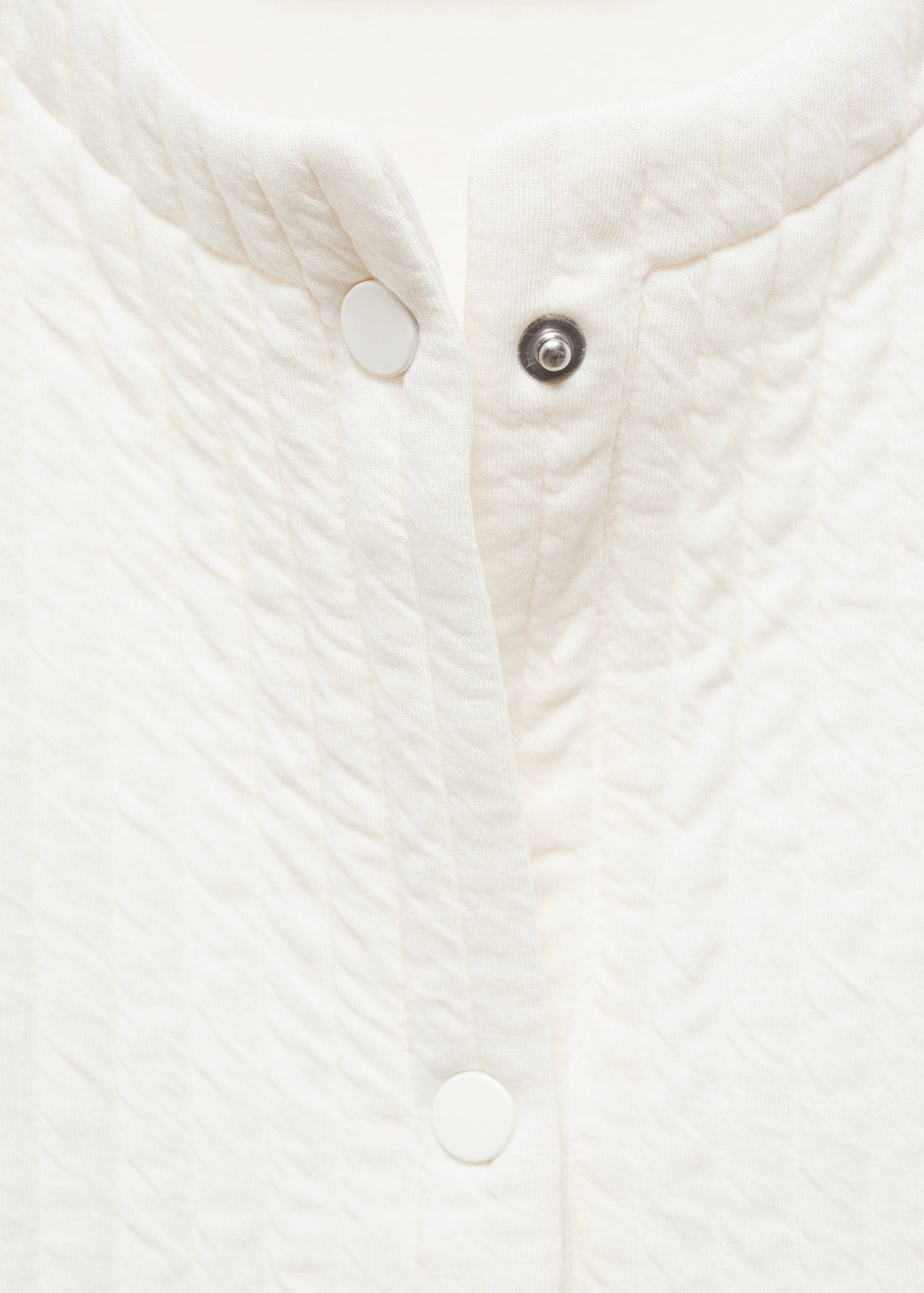 Pocket textured jacket - Details of the article 8