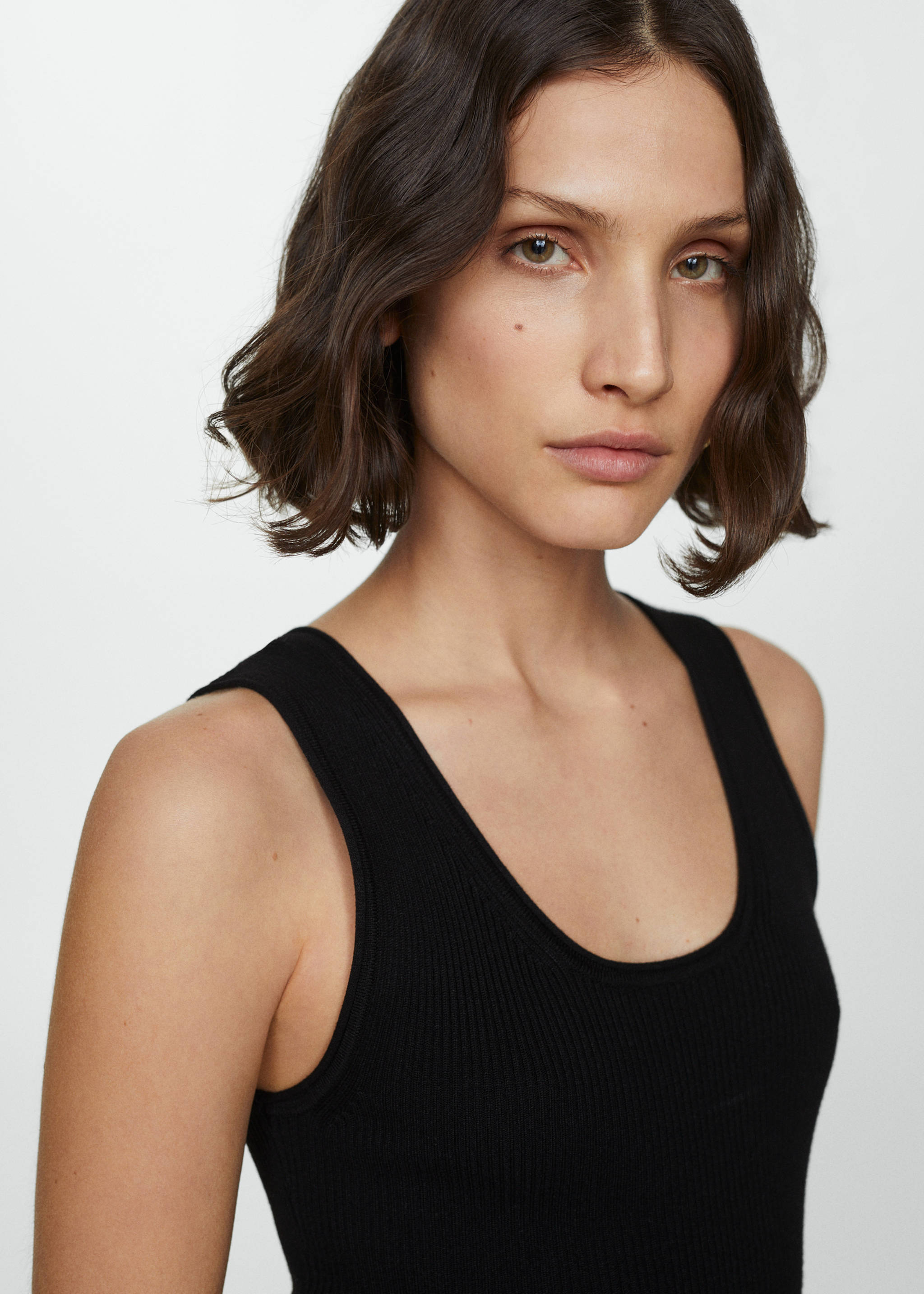 Vestido largo canalé - Detalle del artículo 1