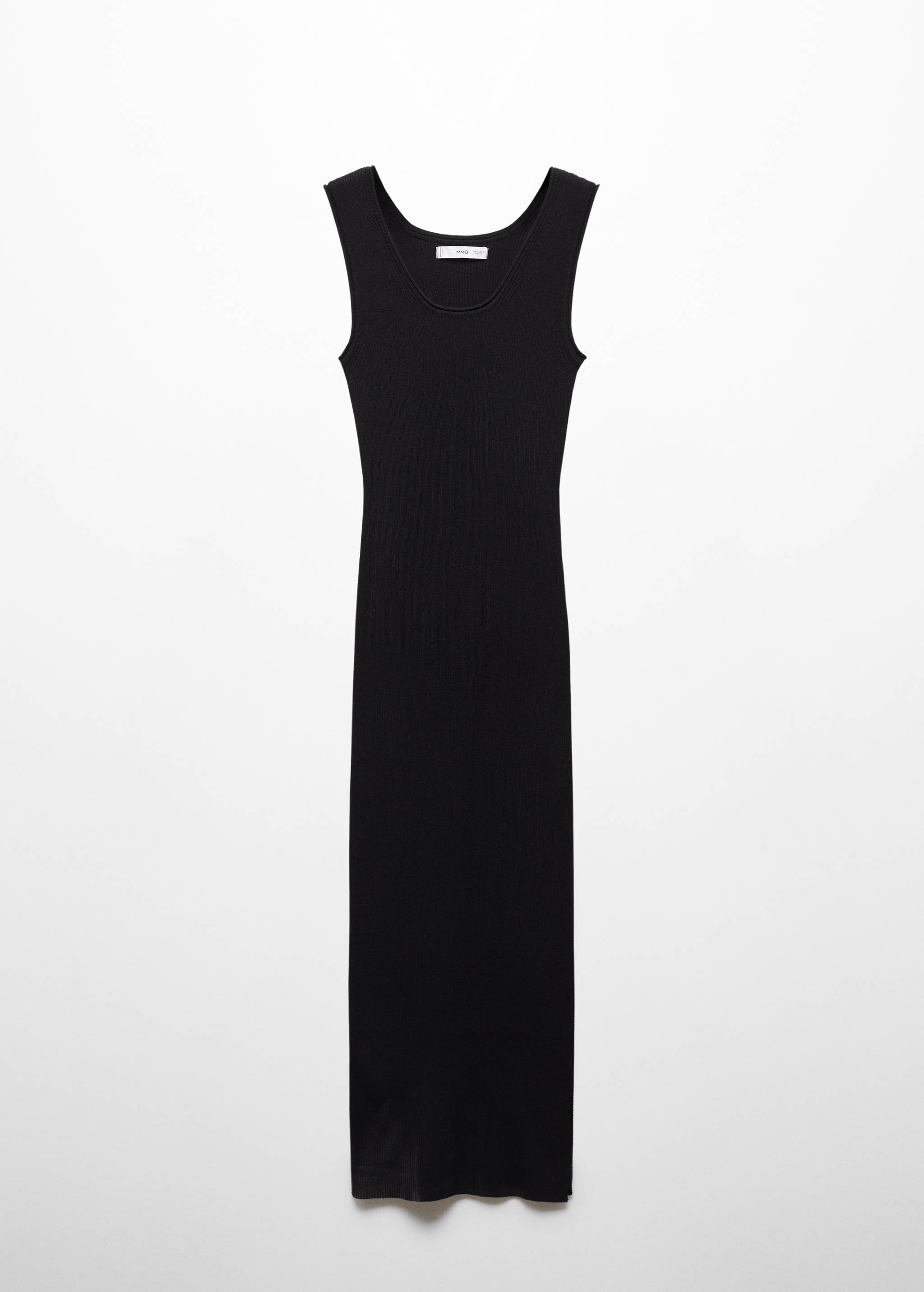 Vestido largo canalé - Artículo sin modelo