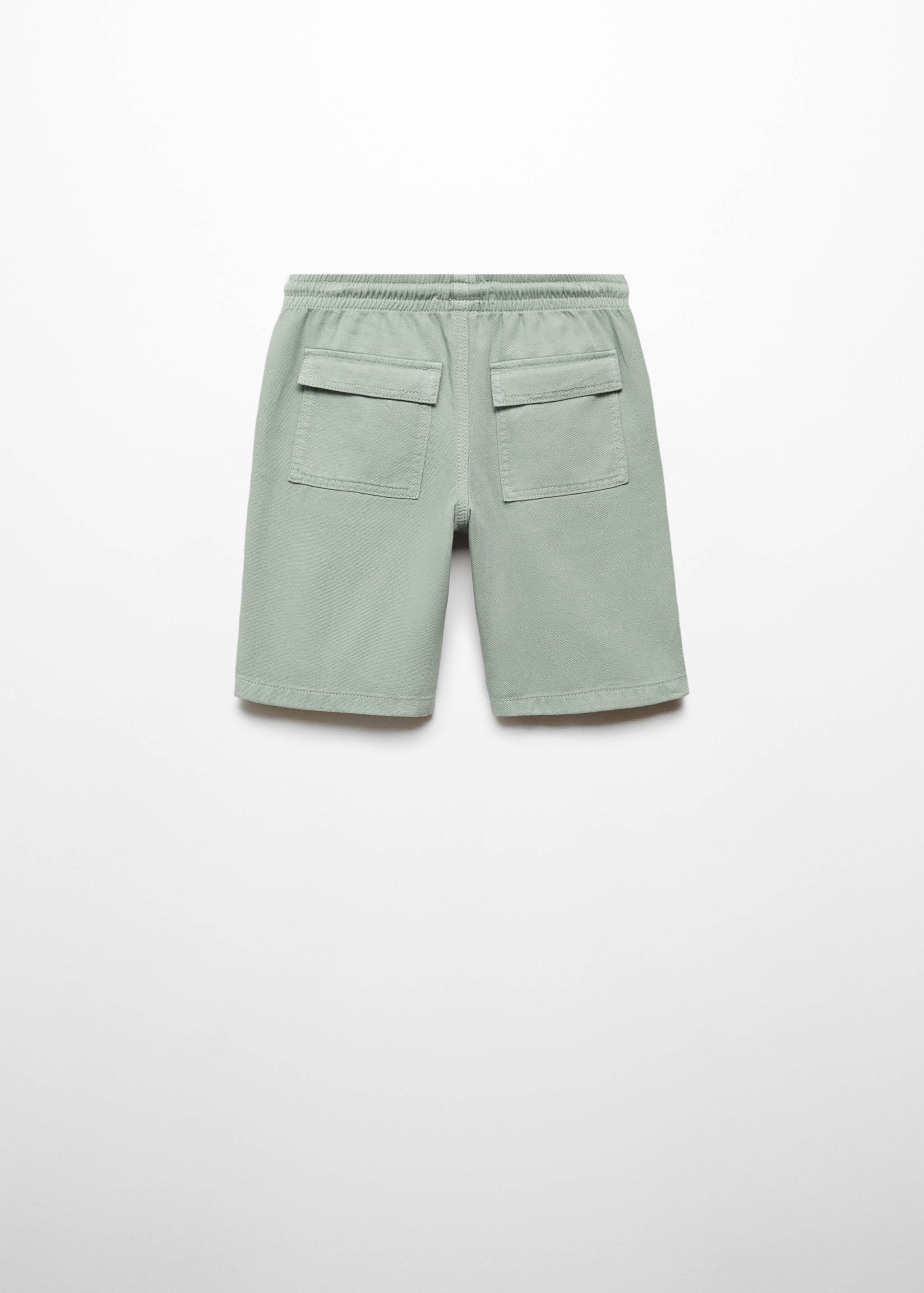 Elastic waist Bermuda shorts - Reverse of the article