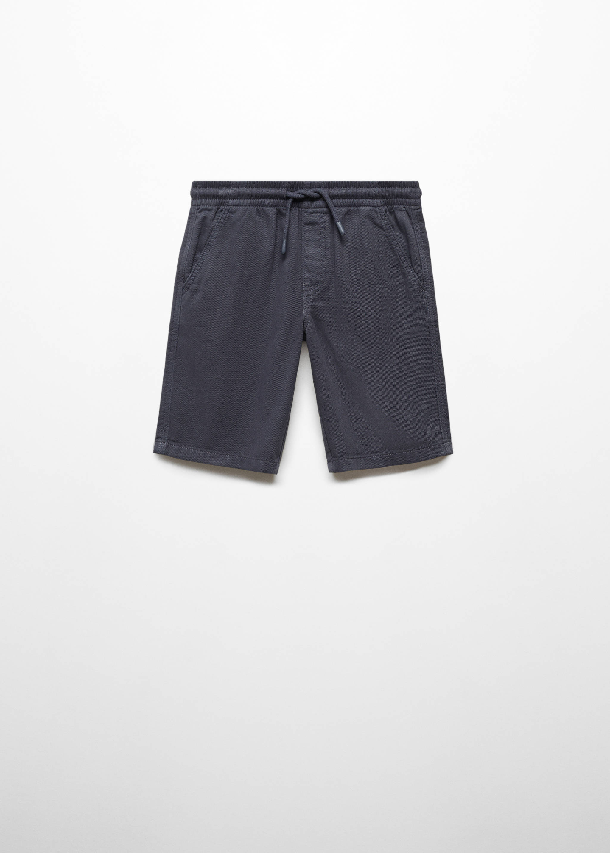 Elastic waist Bermuda shorts - Article without model