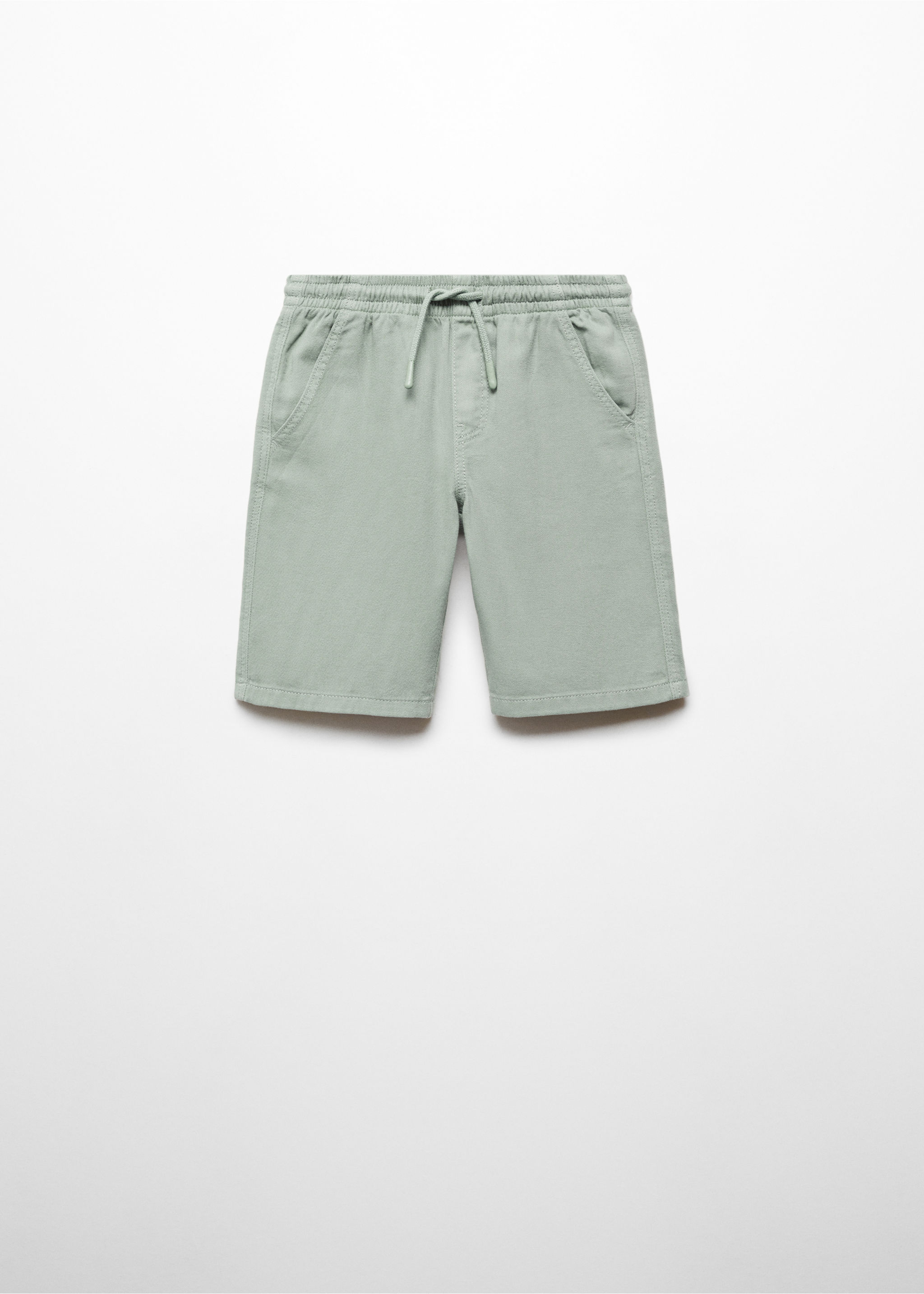 Elastic waist Bermuda shorts - Article without model
