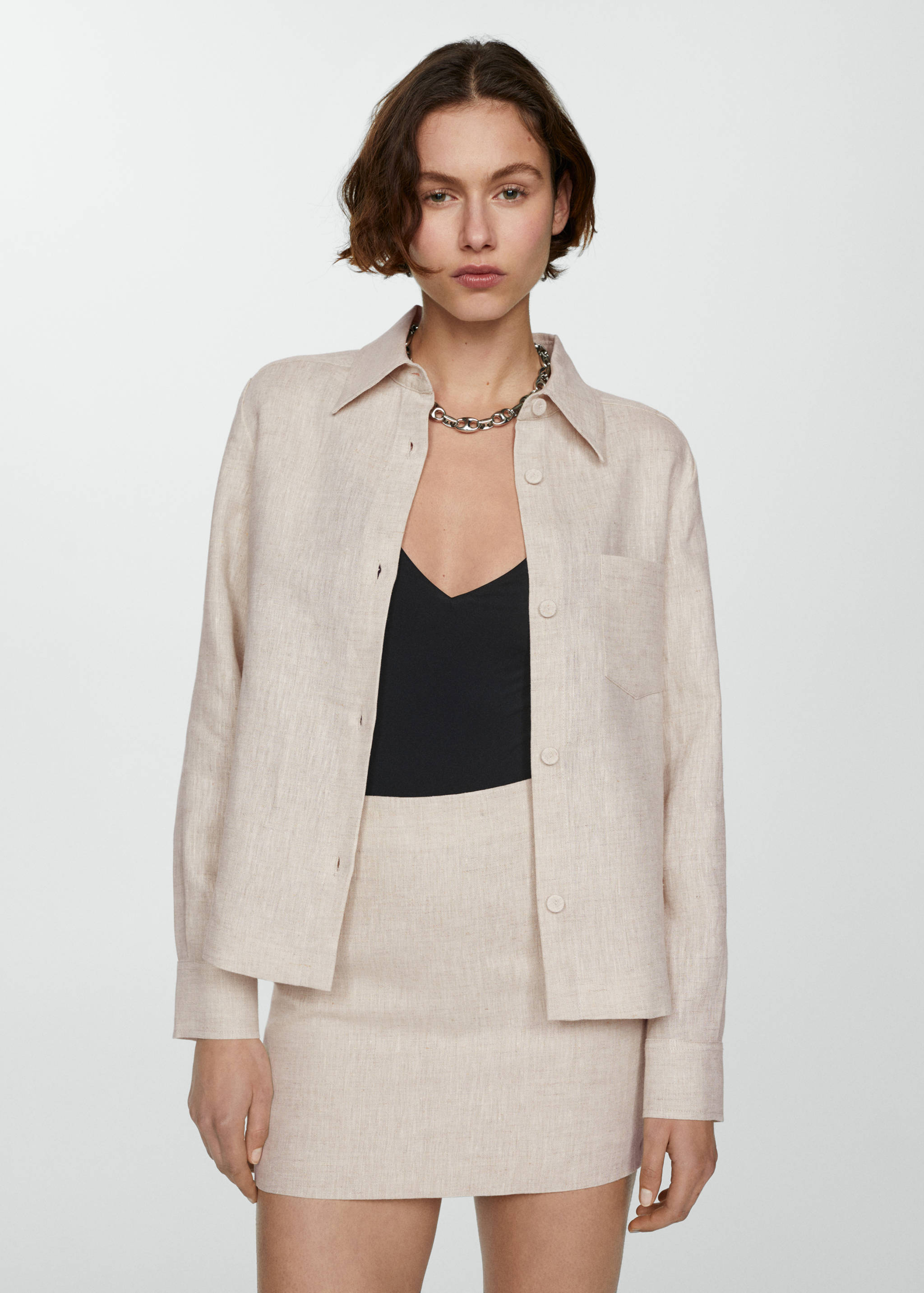 100% linnen rok - Detail van het artikel 1