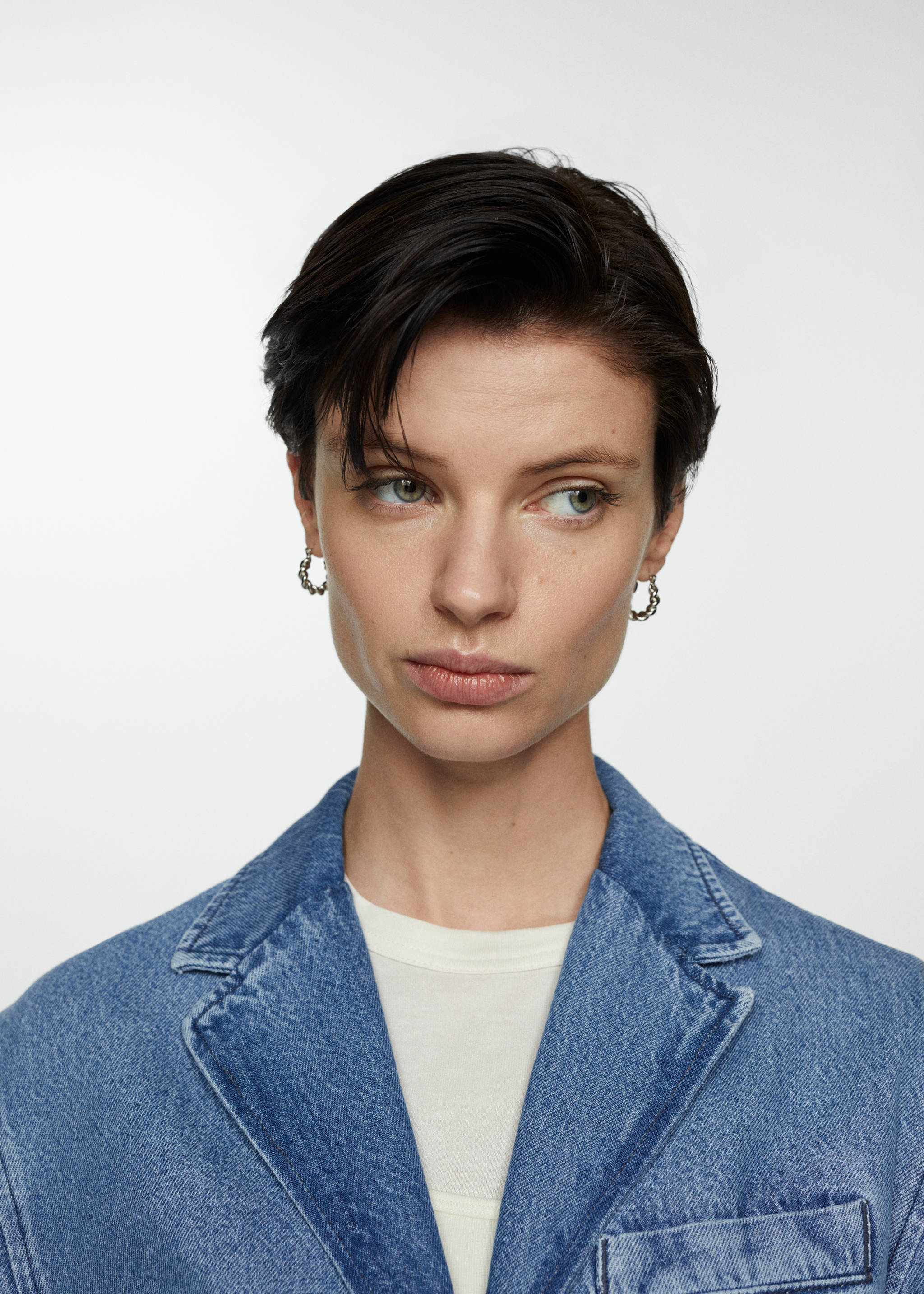 Blazer en jean boutons - Détail de l'article 1