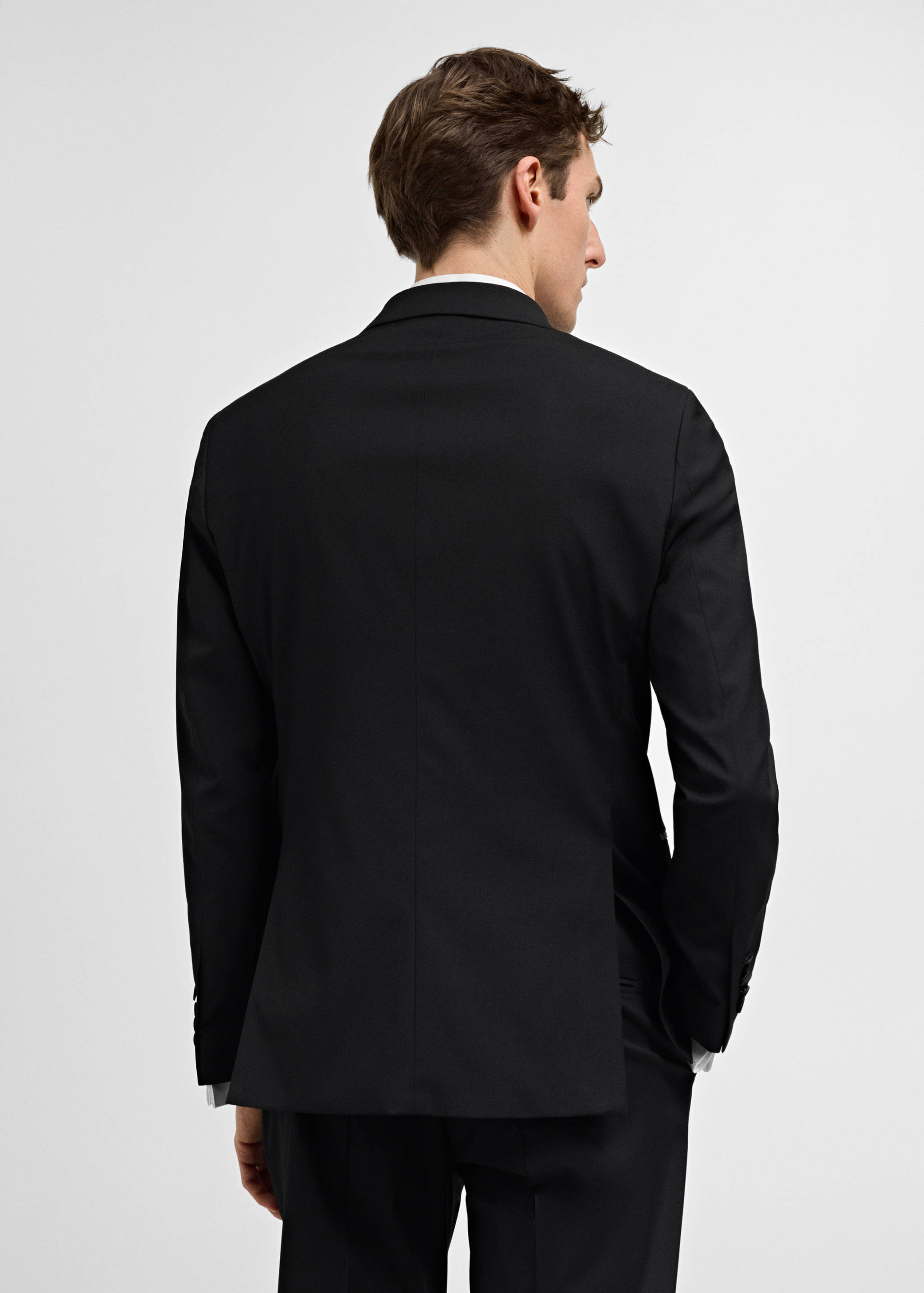 Veste costume slim-fit tissu comfort stretch - Verso de l’article