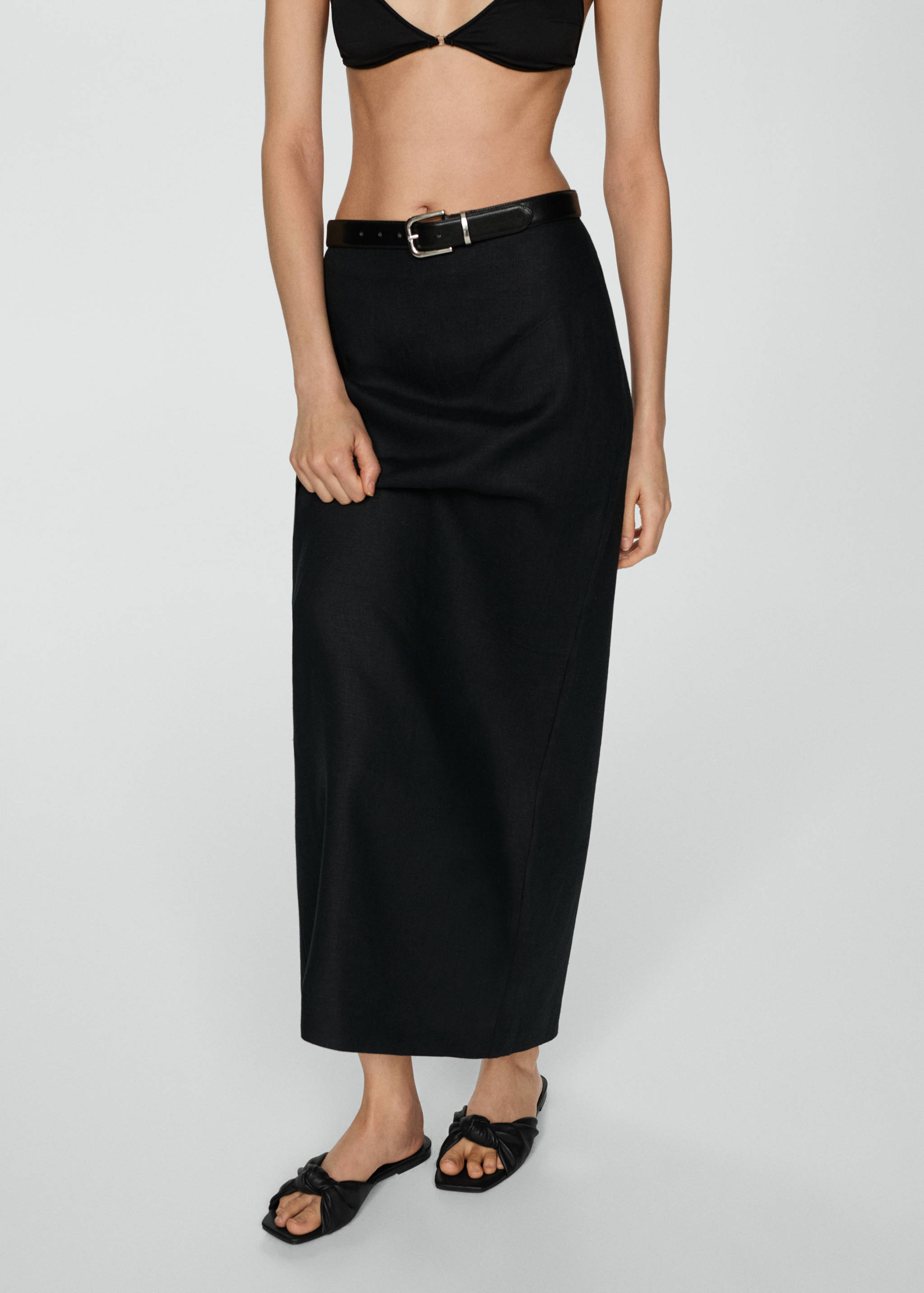 Square-toe sandals with knot detail - Details of the article 9