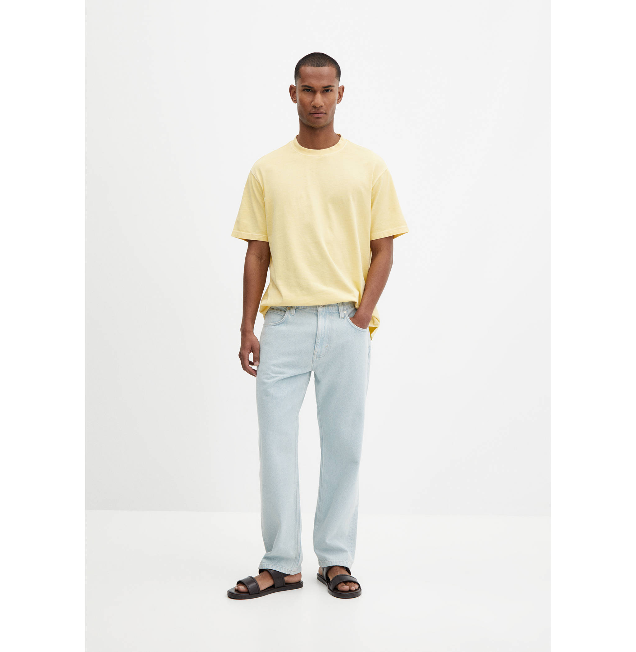 100% cotton relaxed-fit t-shirt - General plane