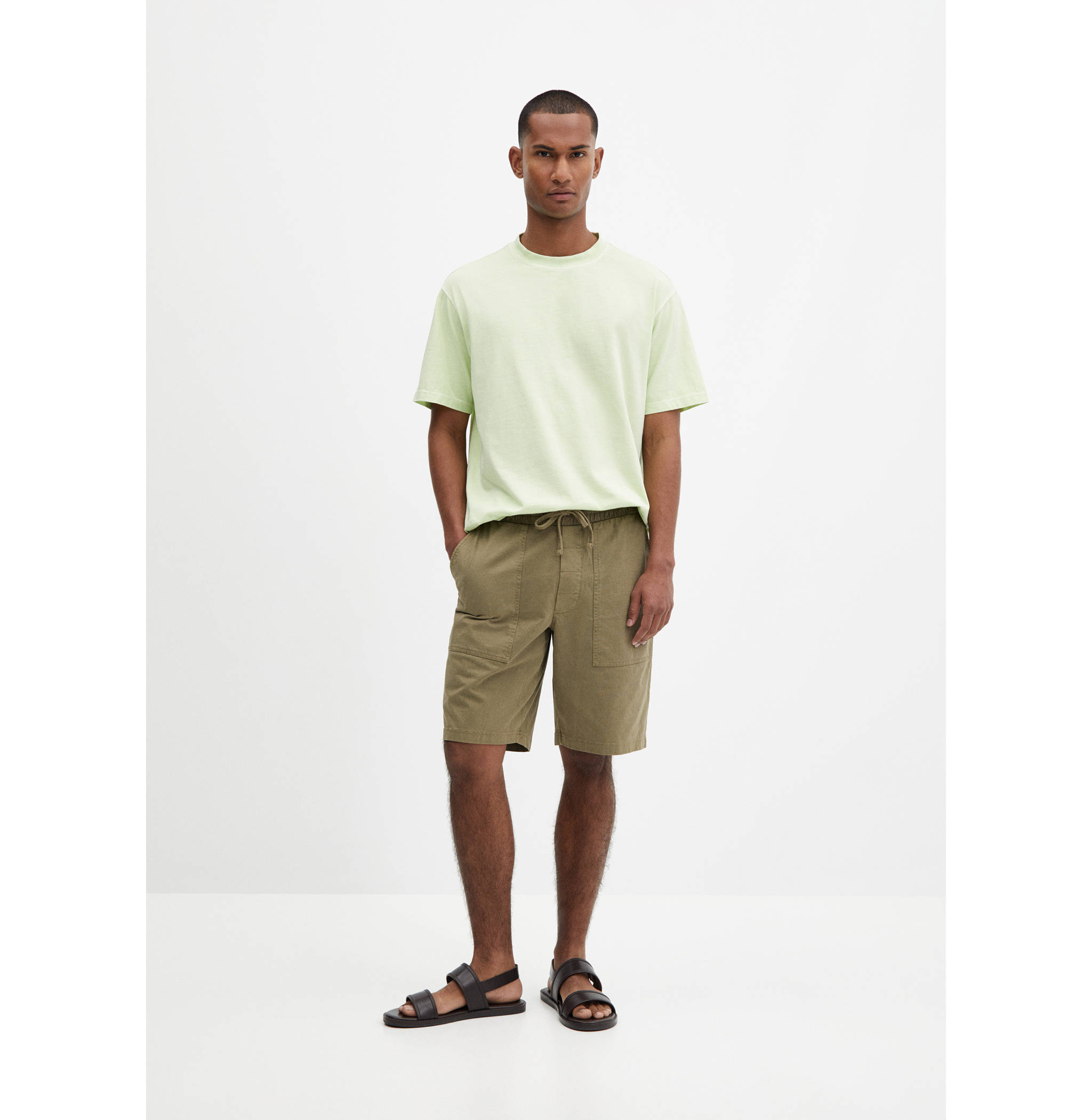 100% cotton relaxed-fit t-shirt - General plane