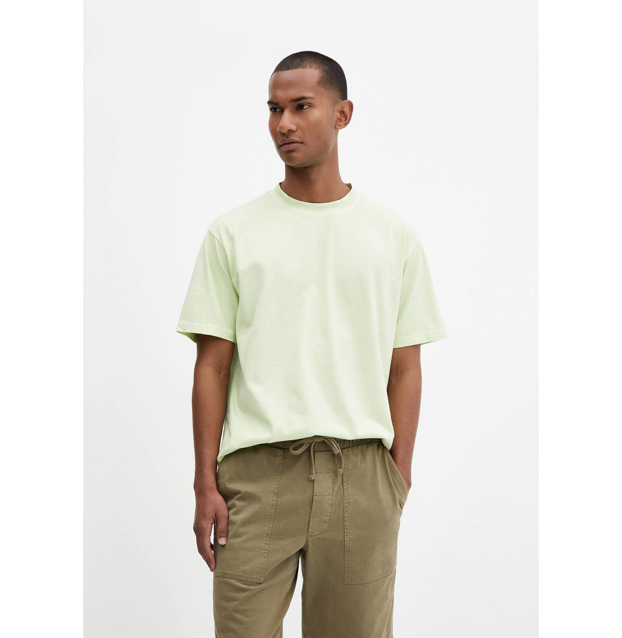 100% cotton relaxed-fit t-shirt - Medium plane