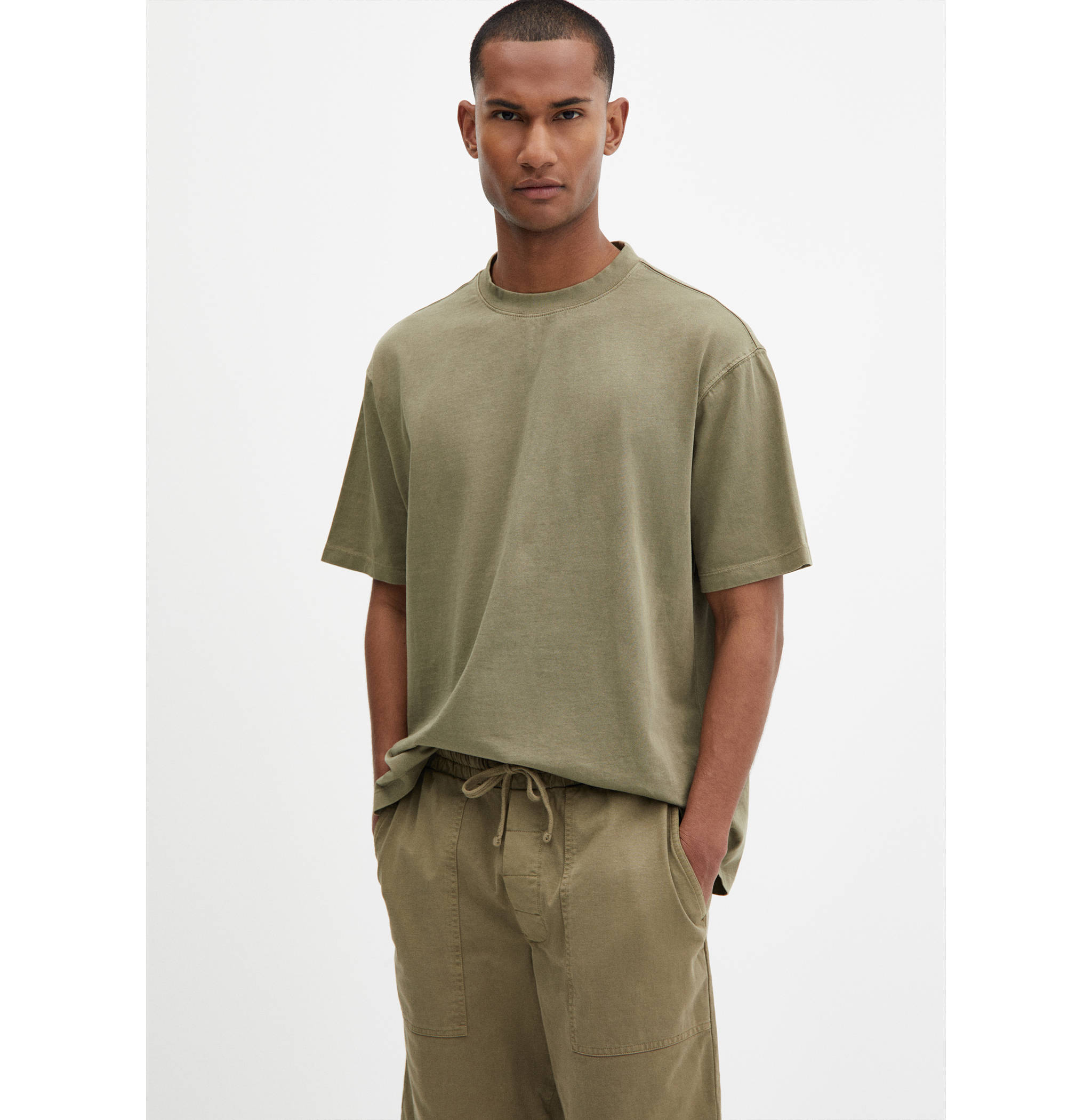 100% cotton relaxed-fit t-shirt - Medium plane