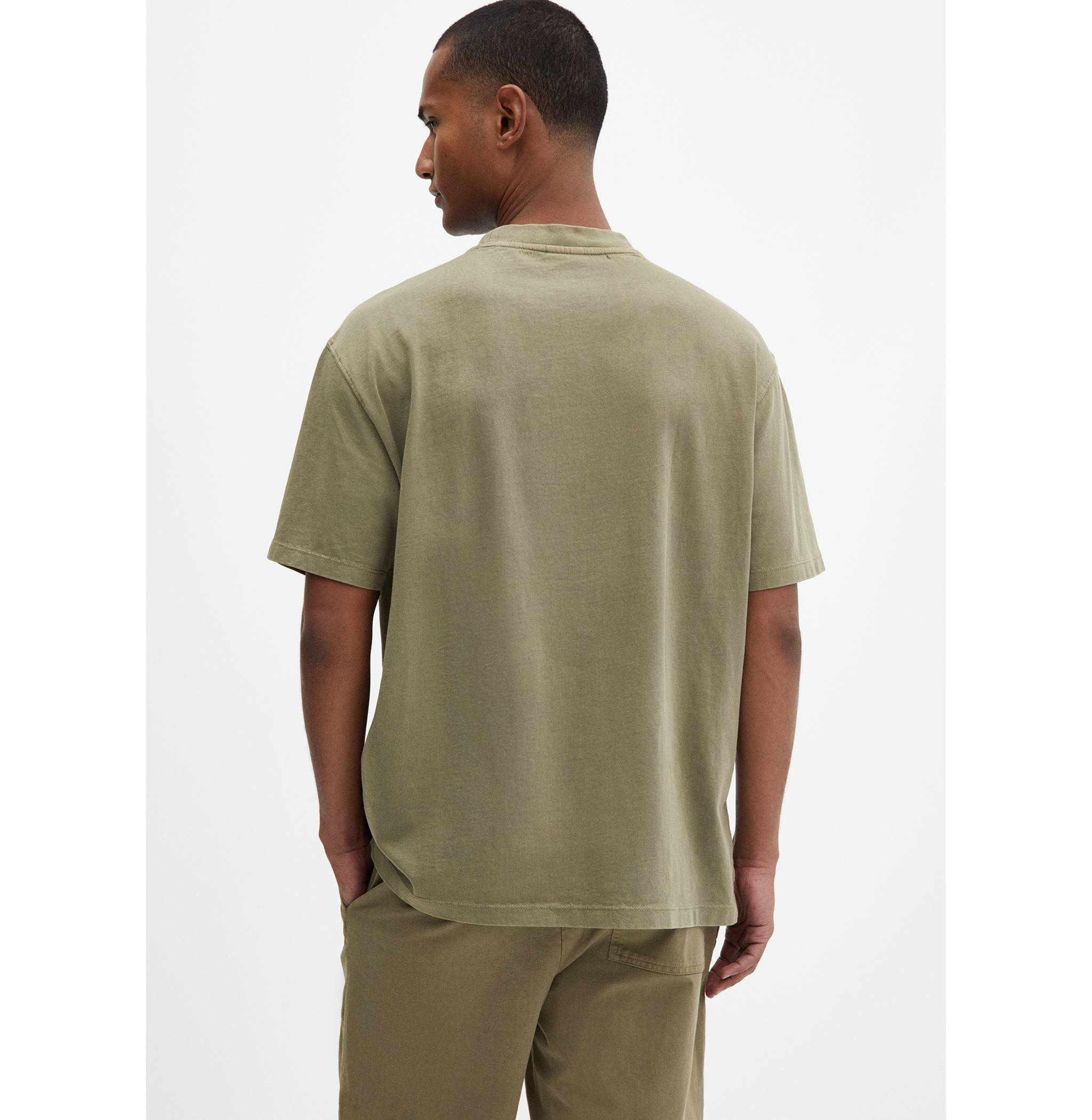 100% cotton relaxed-fit t-shirt - Reverse of the article