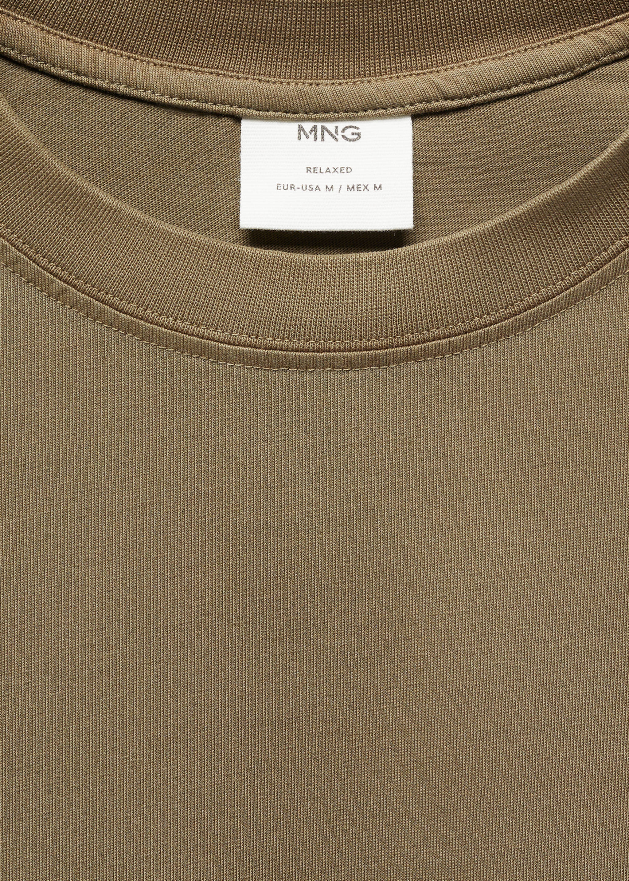 100% cotton relaxed-fit t-shirt - Details of the article 8