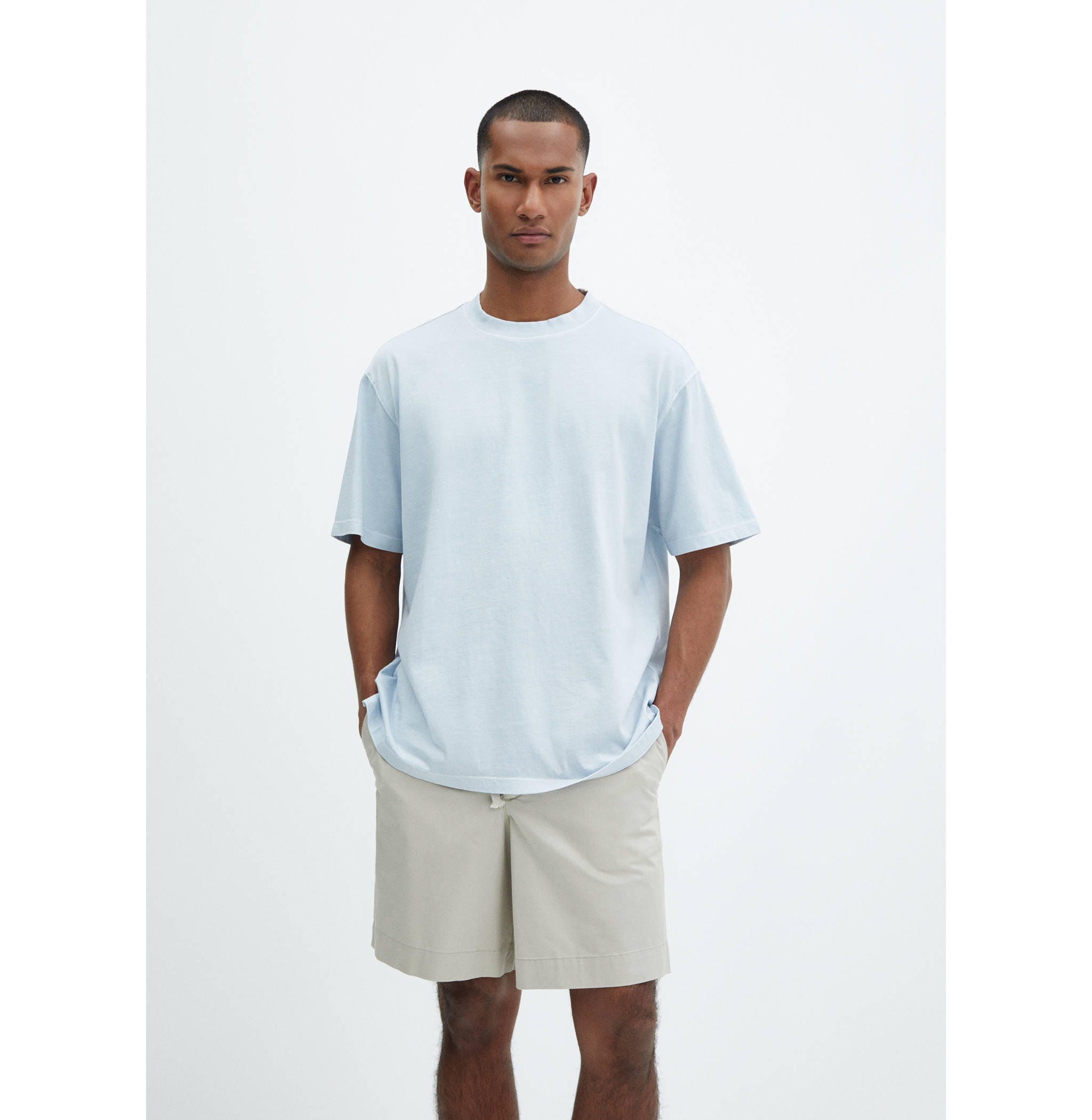 100% cotton relaxed-fit t-shirt - Medium plane