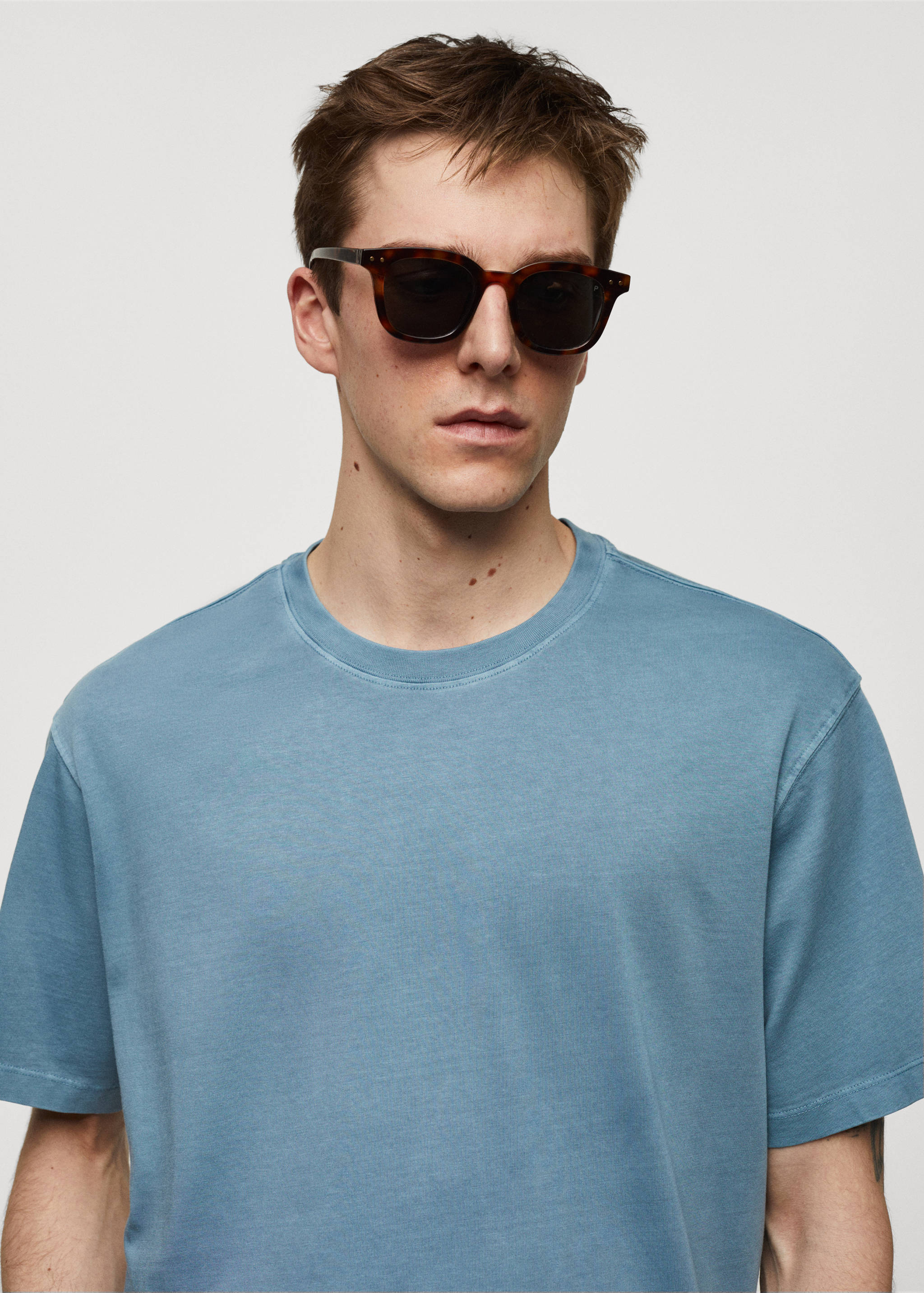 100% cotton relaxed-fit t-shirt - Details of the article 1