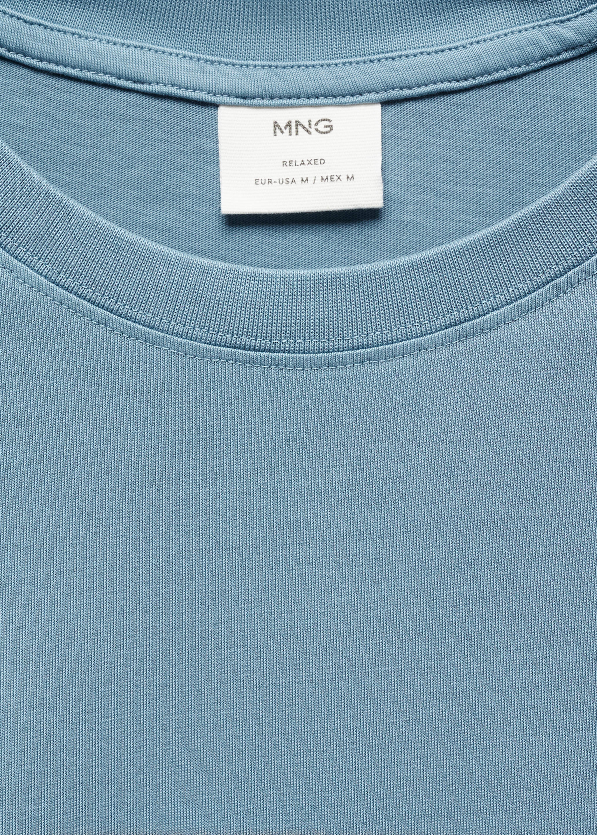 100% cotton relaxed-fit t-shirt - Details of the article 8
