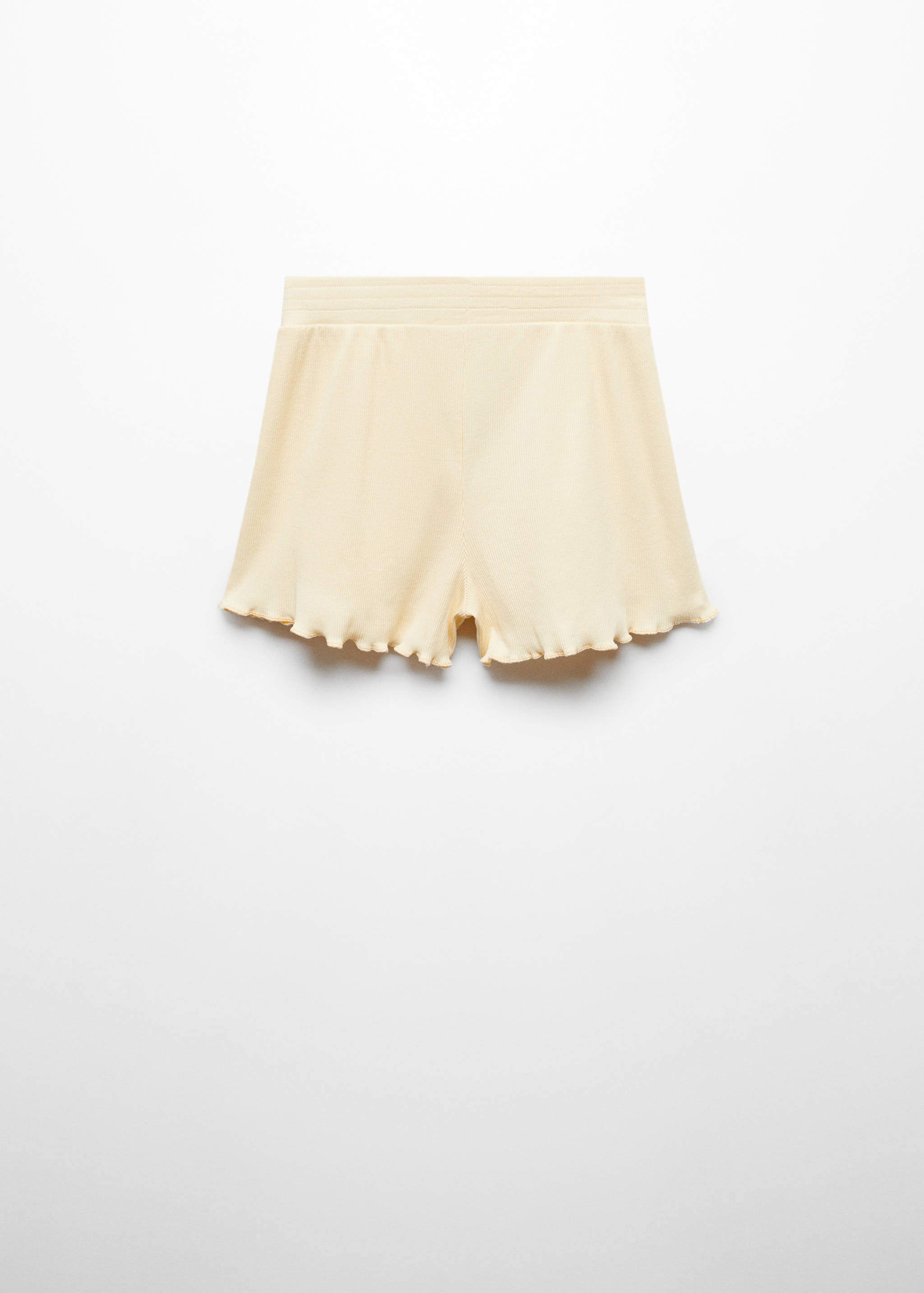 Baumwollshorts mit Gummibund - Rückseite des Artikels