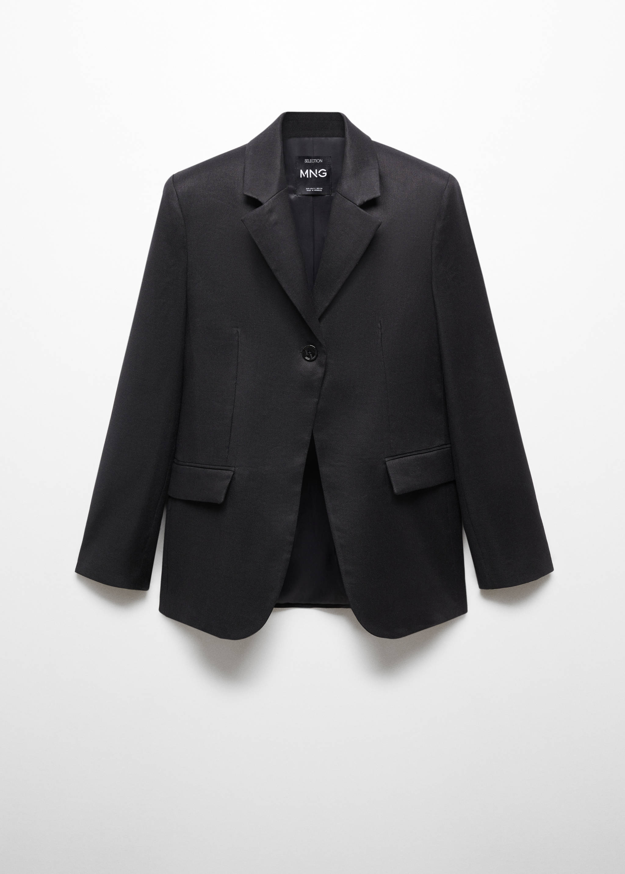 Marynarka lniana na guzik - Artykuł bez modela/modelki