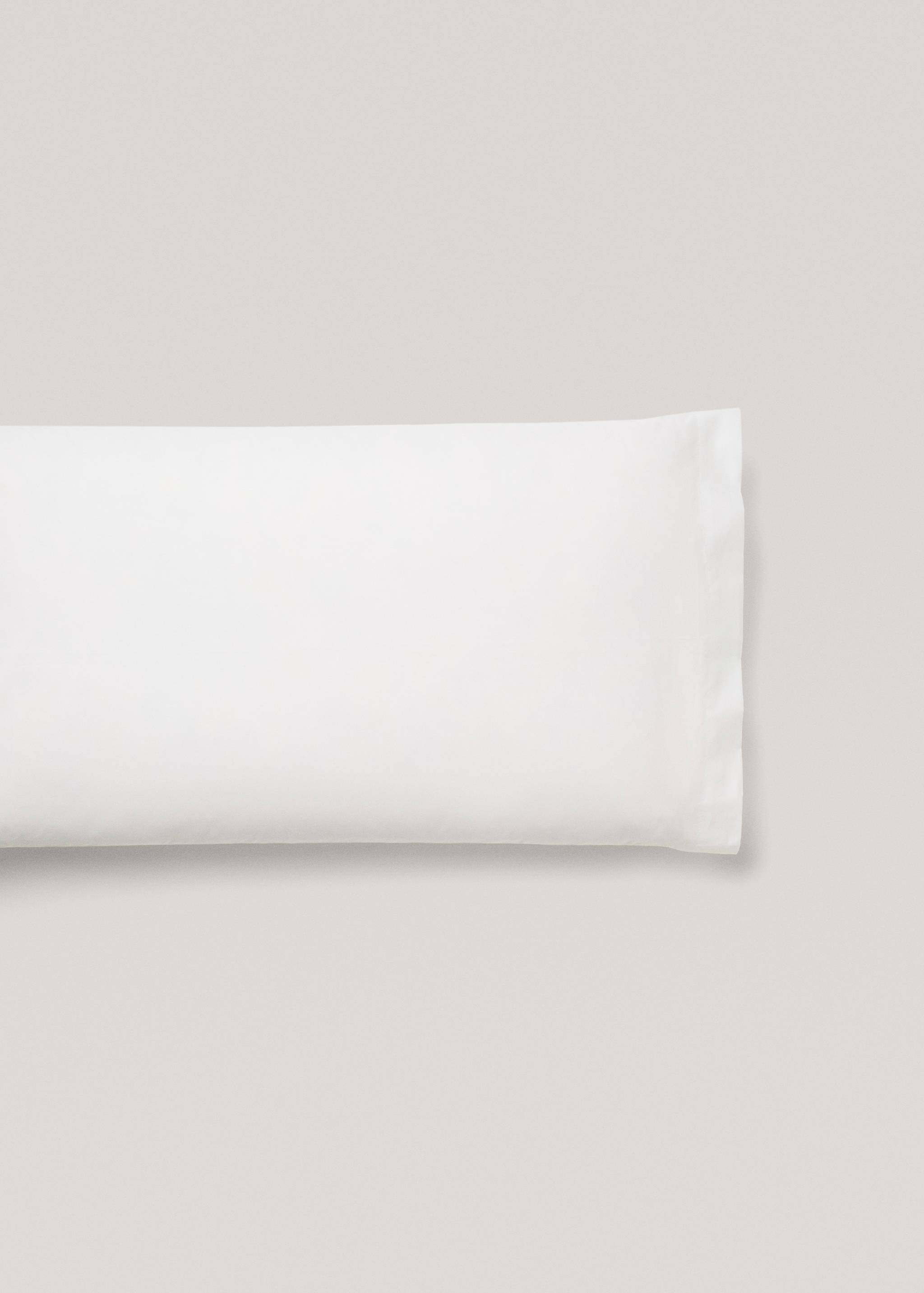 Funda de cojín algodón percal (500 hilos) 60x60cm (Pack de 2) - Artículo sin modelo