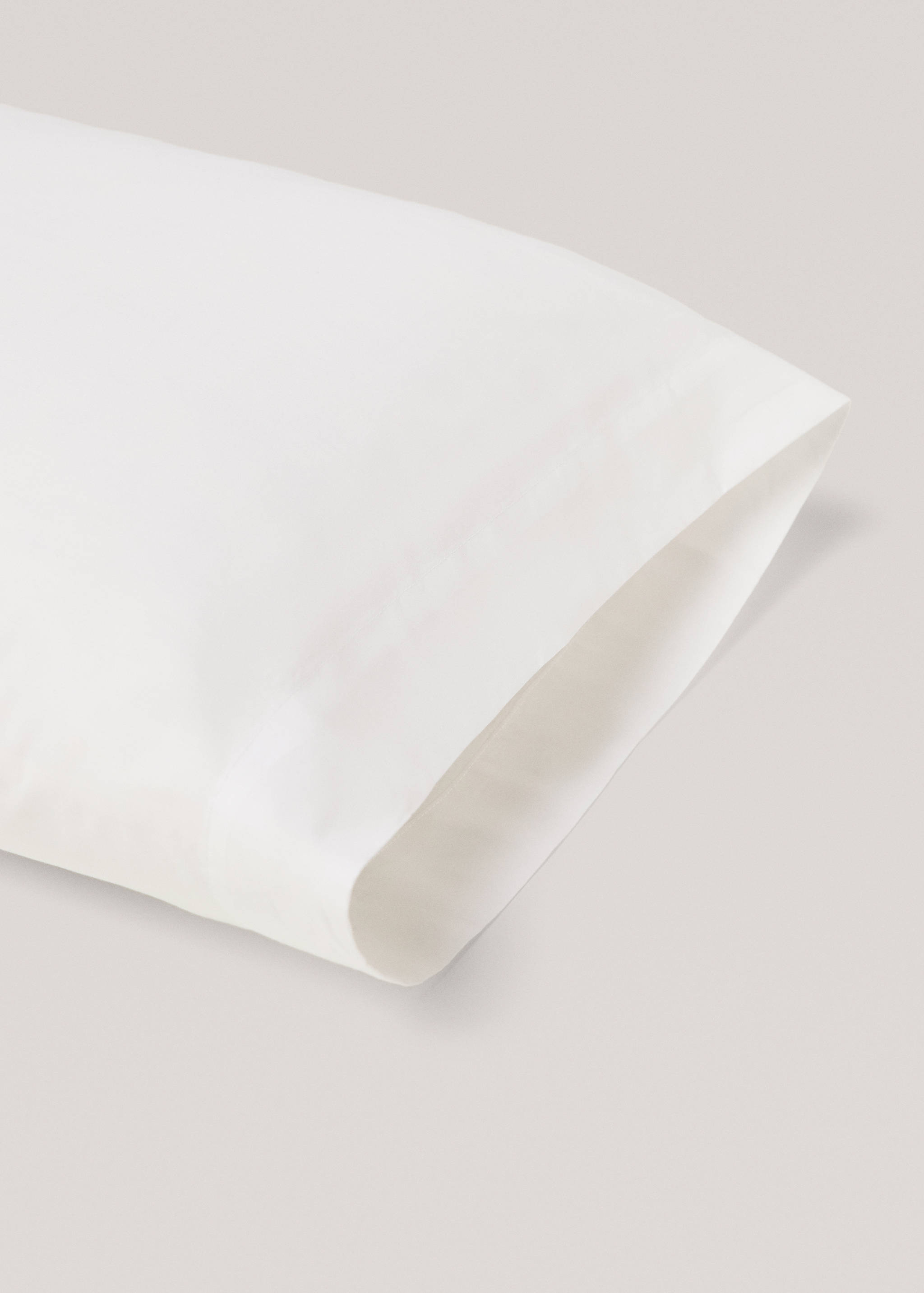 Funda de cojín algodón percal (500 hilos) 60x60cm (Pack de 2) - Detalle del artículo 1