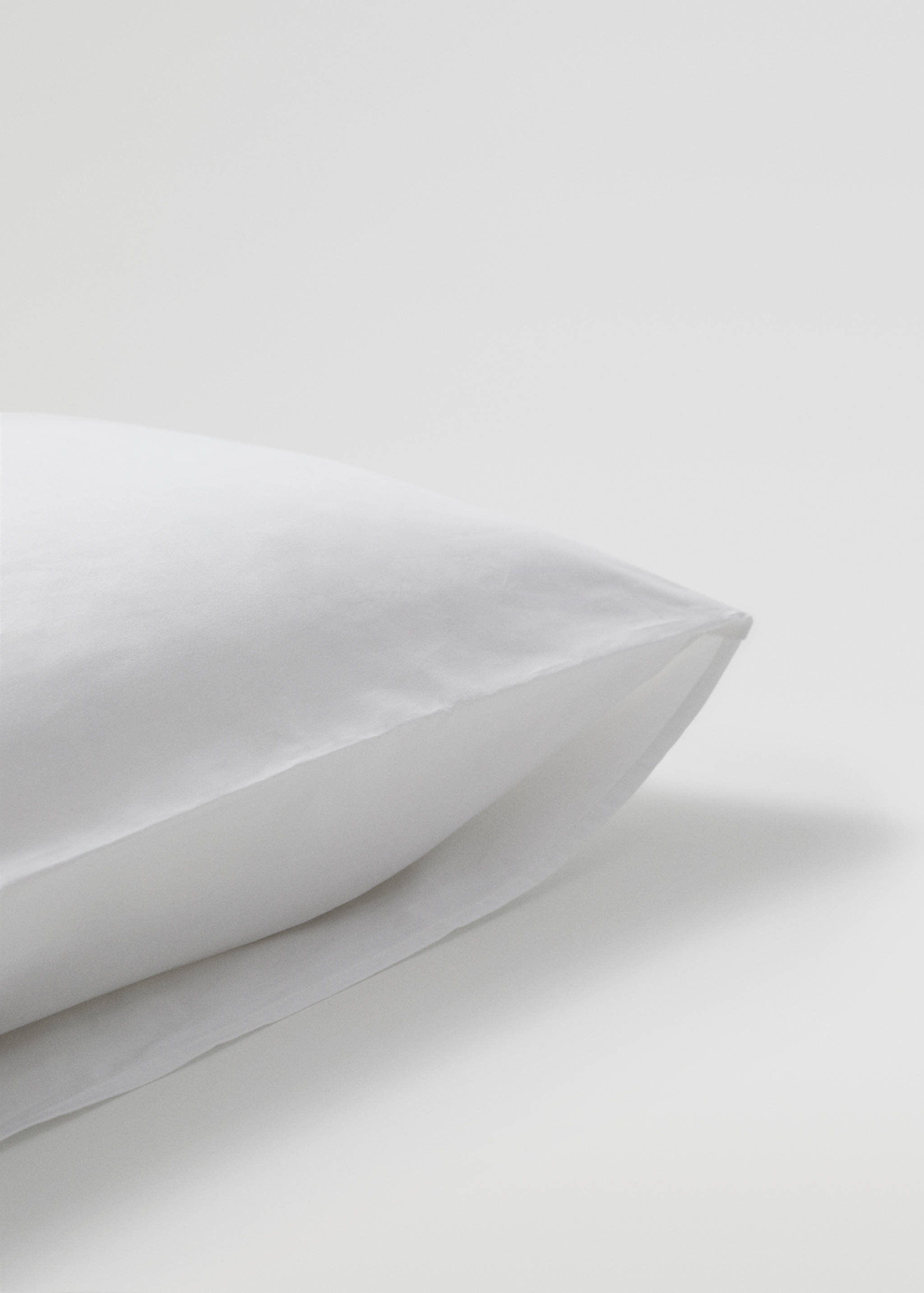 Funda de cojín algodón percal (500 hilos) 60x60cm (Pack de 2) - Detalle del artículo 3