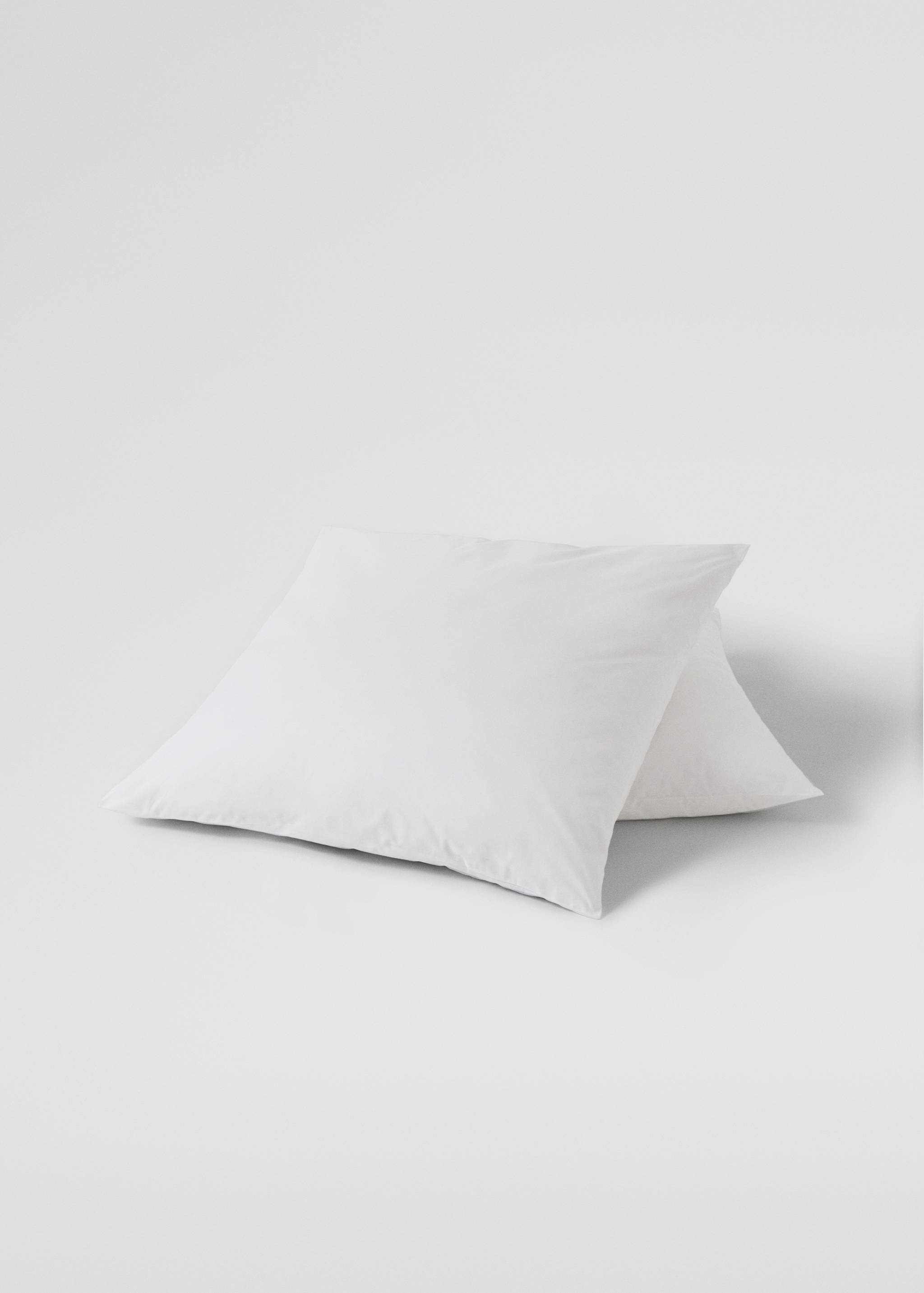 Funda de cojín algodón percal (500 hilos) 60x60cm (Pack de 2) - Plano medio