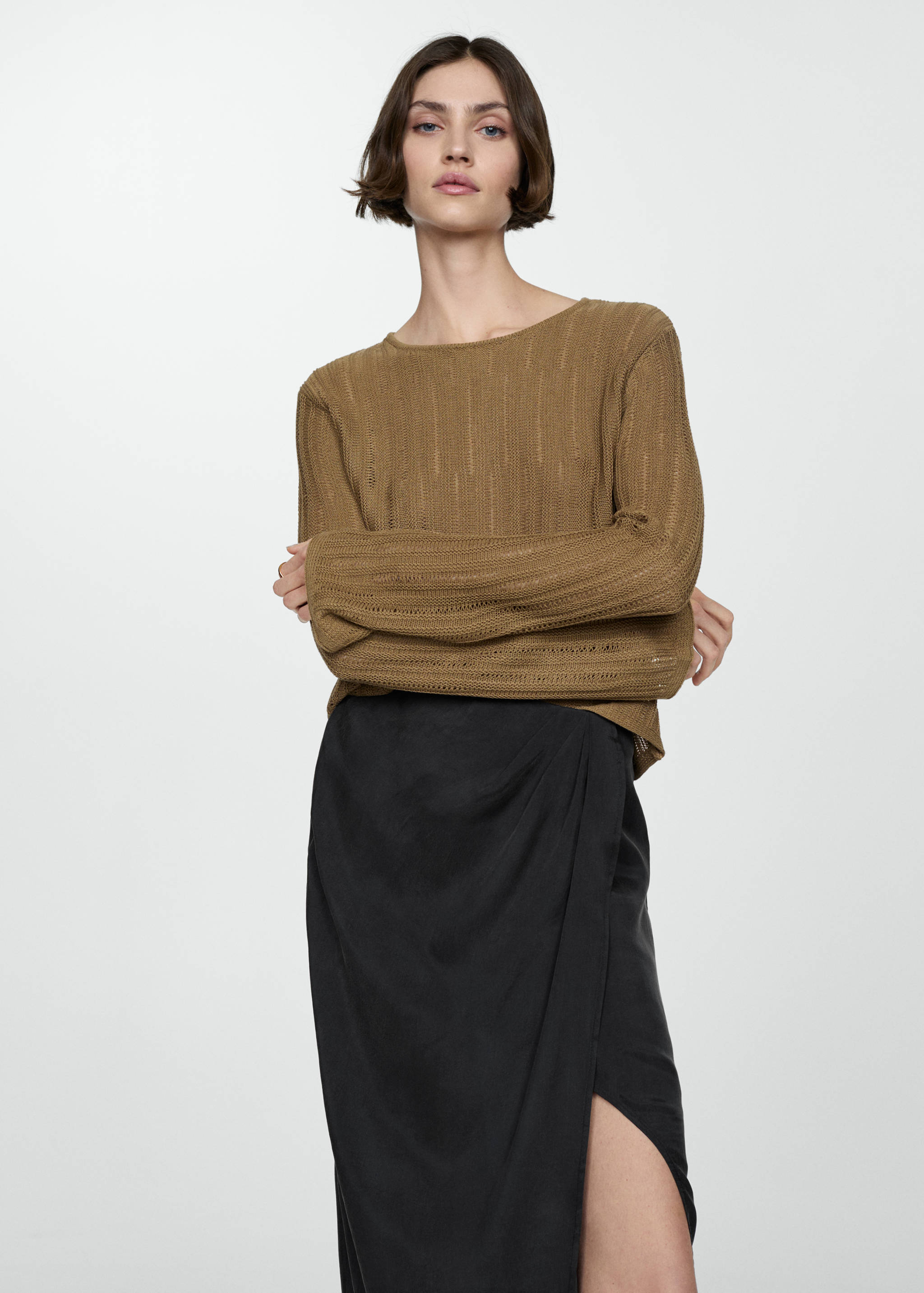 Falda lyocell abertura semitransparente - Detalle del artículo 1