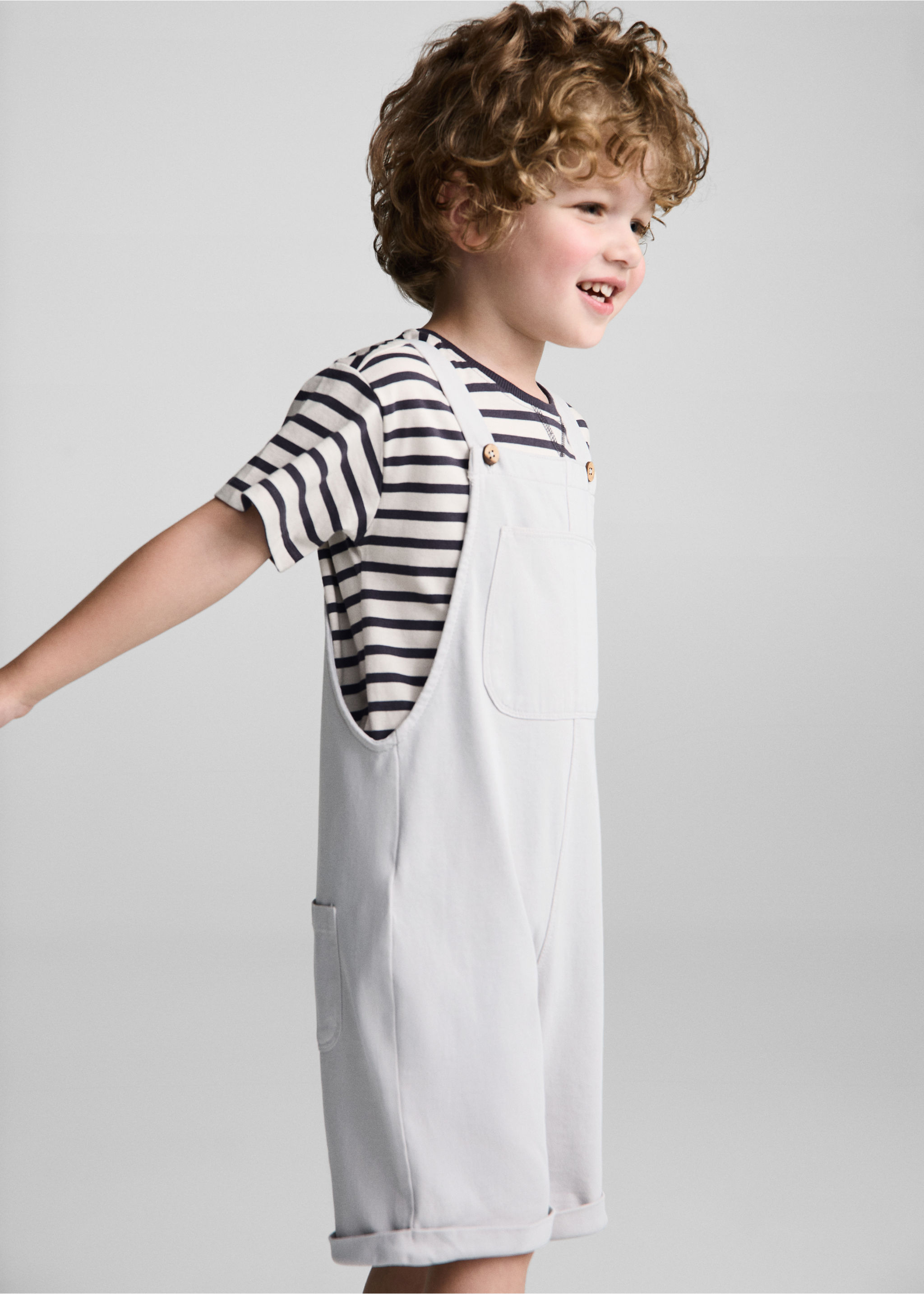 Cotton dungarees - Medium plane