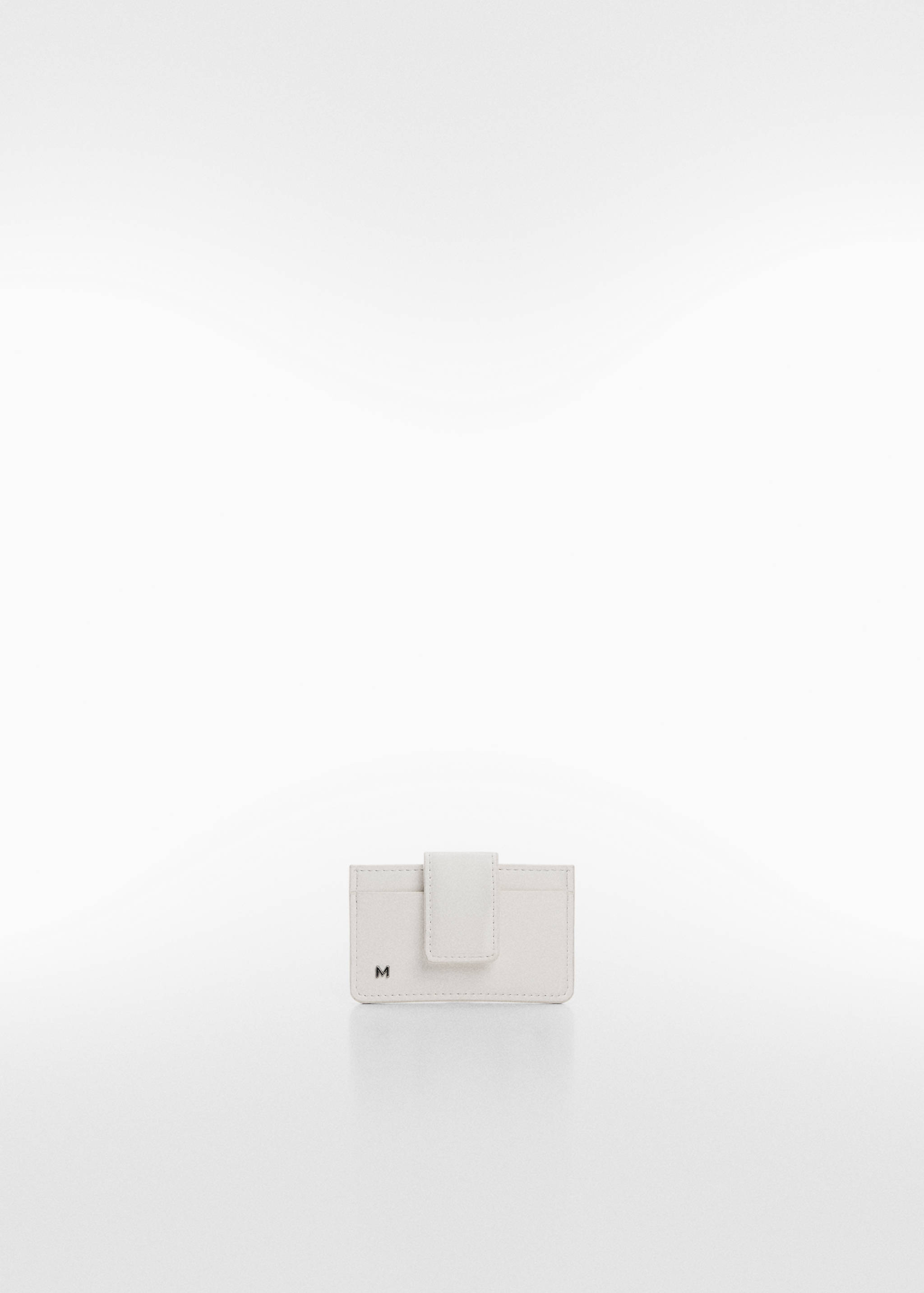 Card holder with flap and logo - Article without model