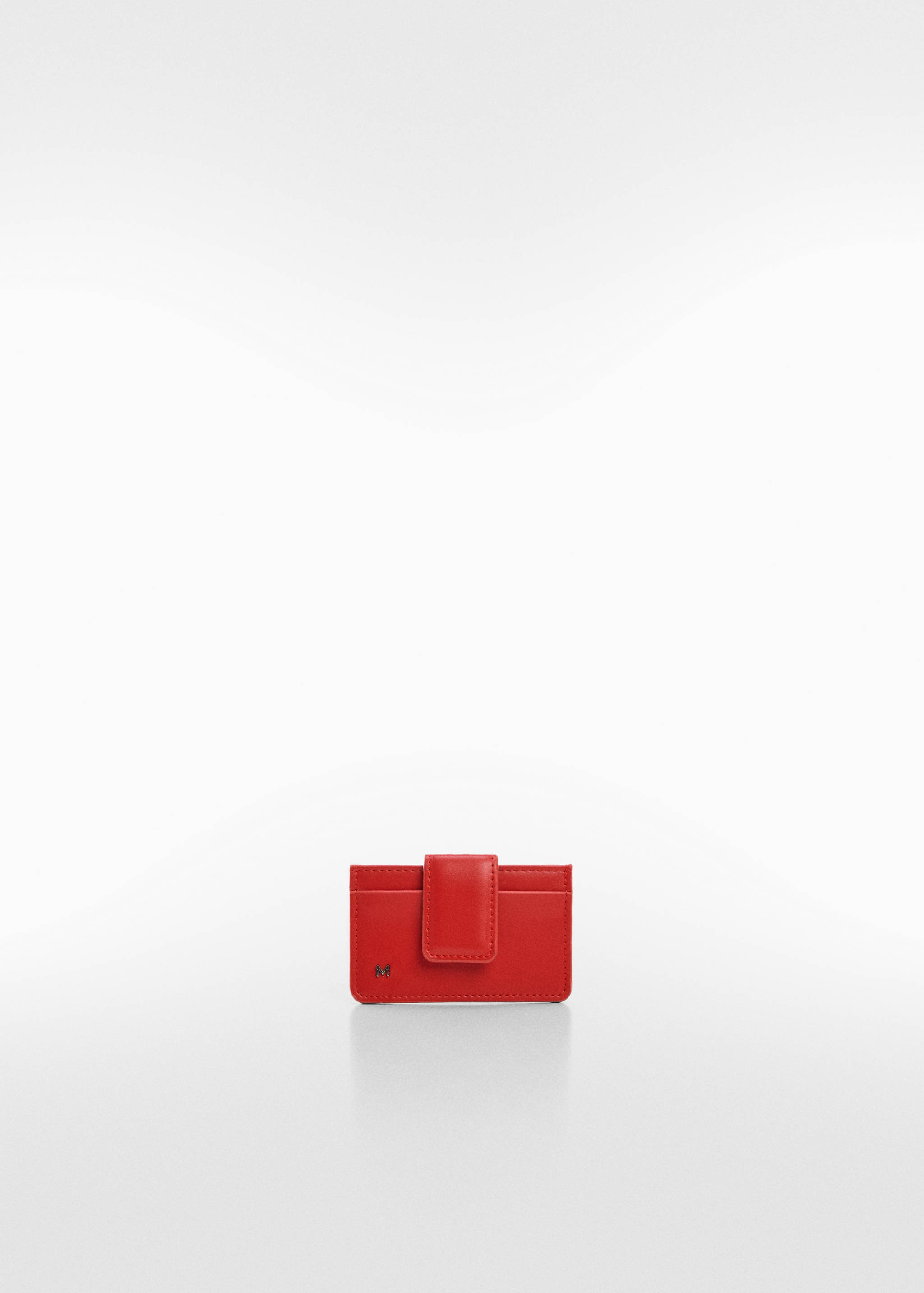 Card holder with flap and logo - Article without model