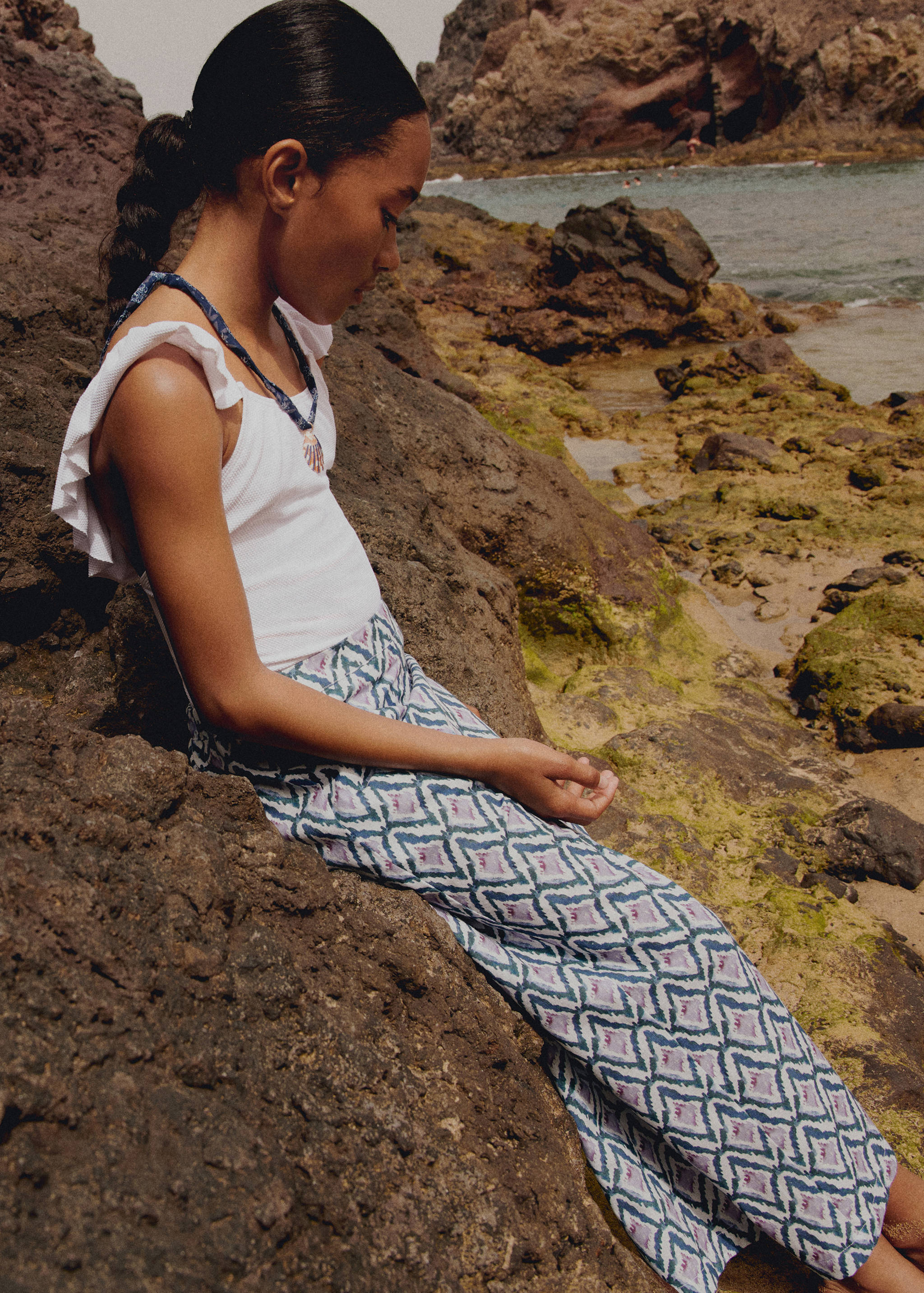 Pantalón recto estampado - Detalle del artículo 5