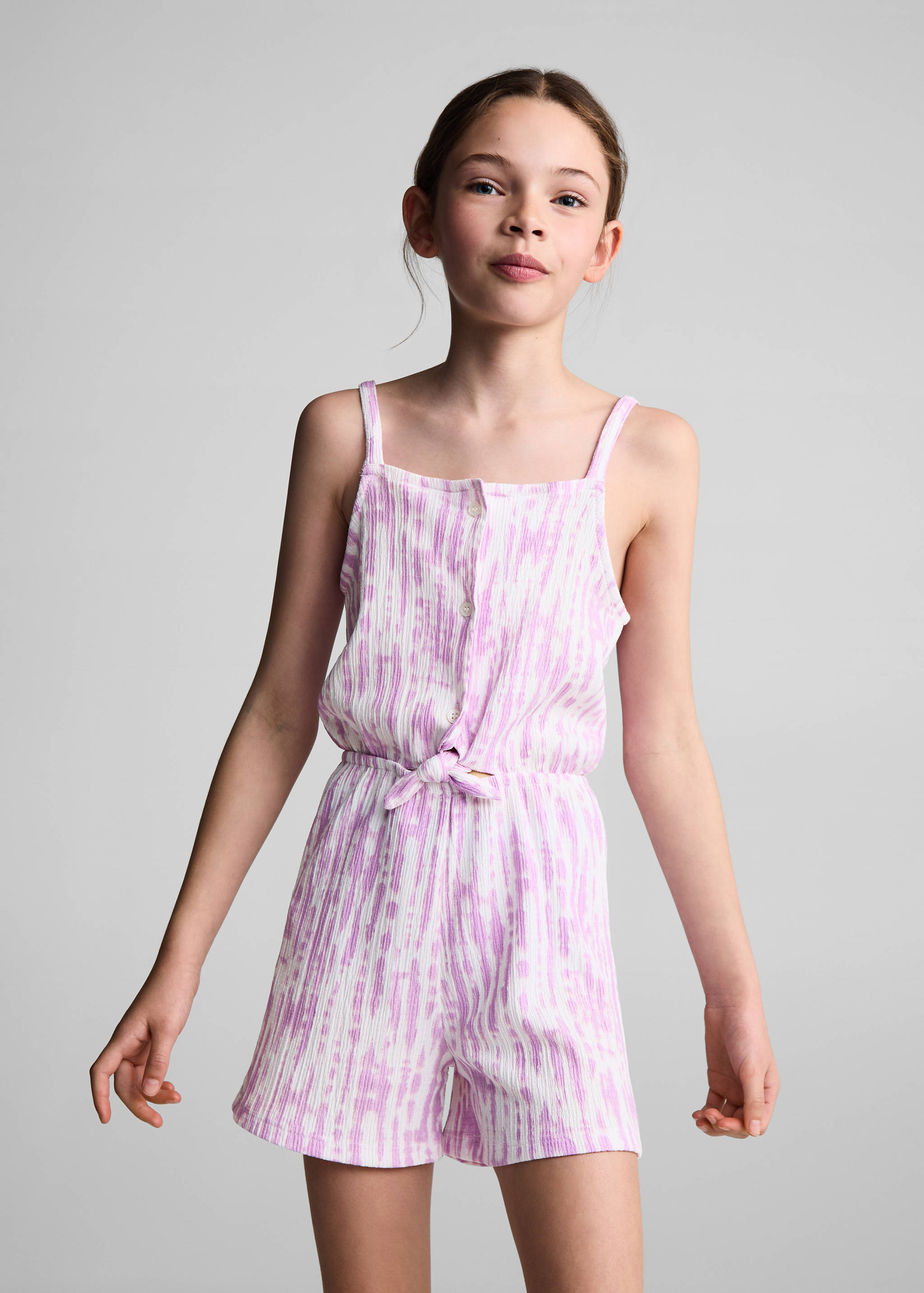 Tie-dye printed jumpsuit - Medium plane