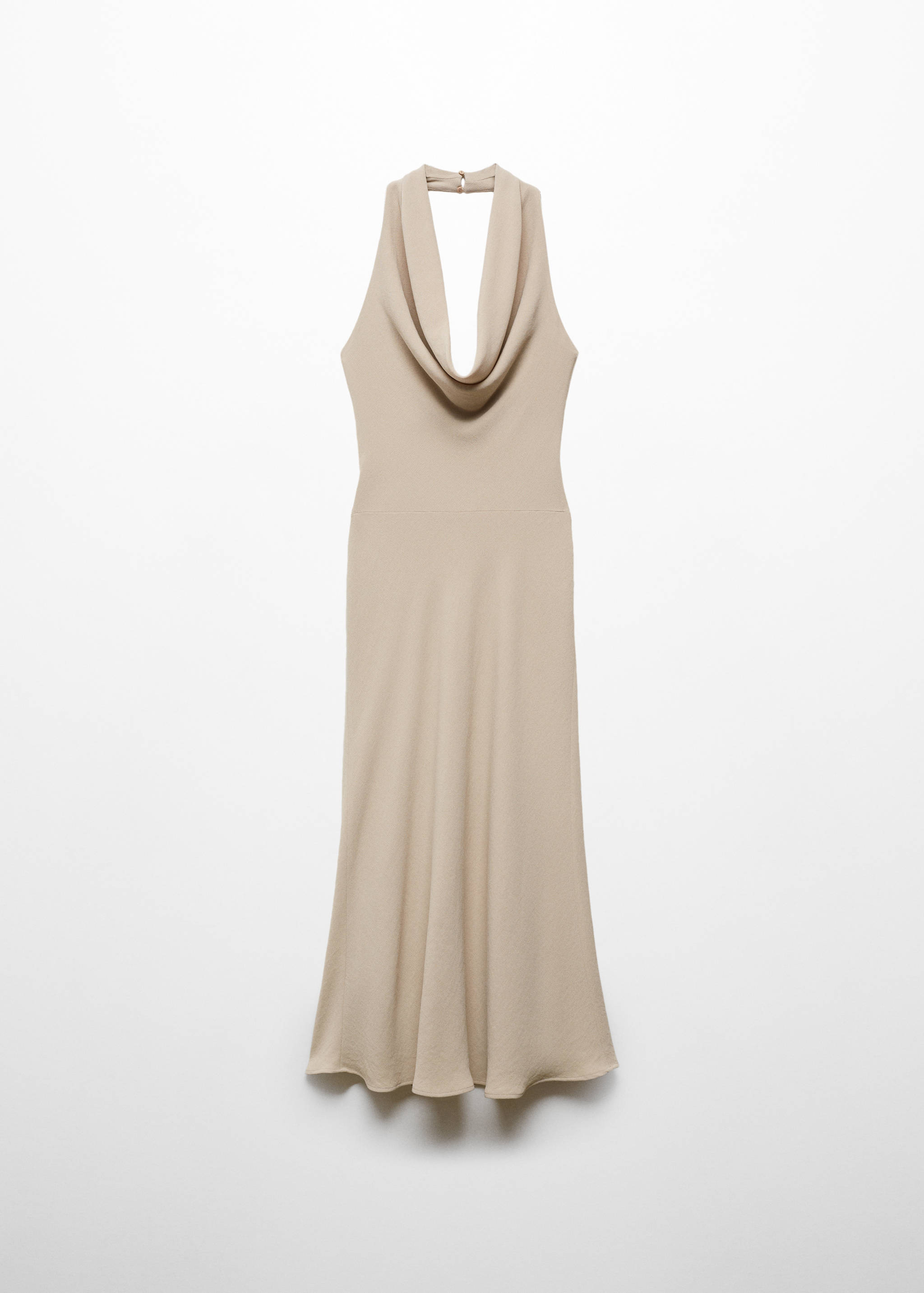 Vestido halter escote drapeado - Artículo sin modelo